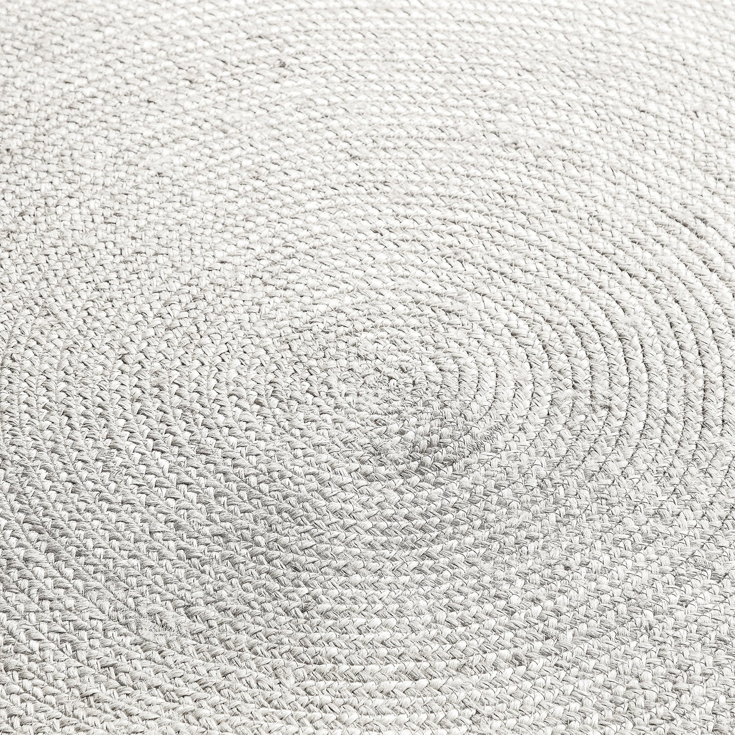 Tapis Rond en Jute MAHAL Blanc – STUDIO DECO