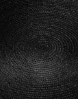 Tapis Rond en Jute MAHAL Noir – STUDIO DECO