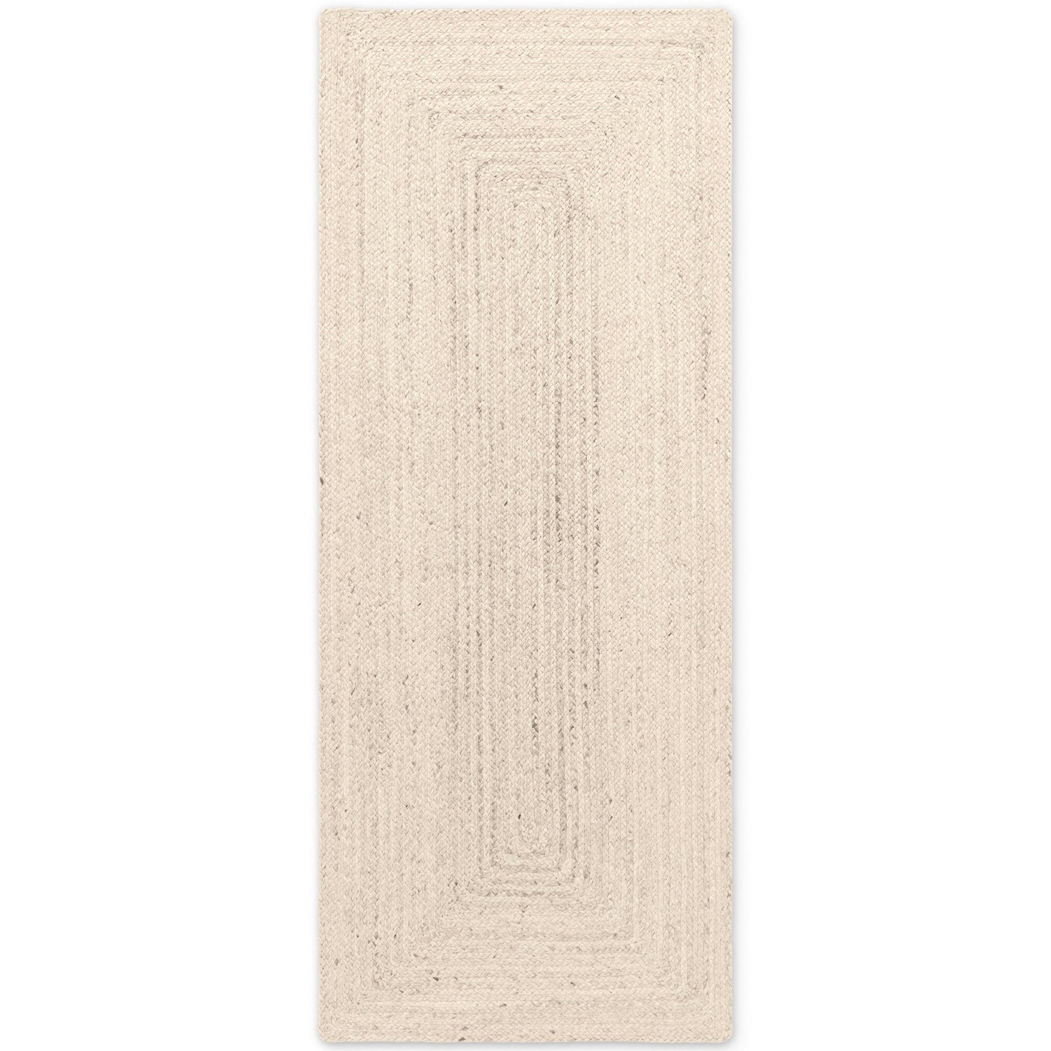 Tapis en Jute Fait Main Ecru