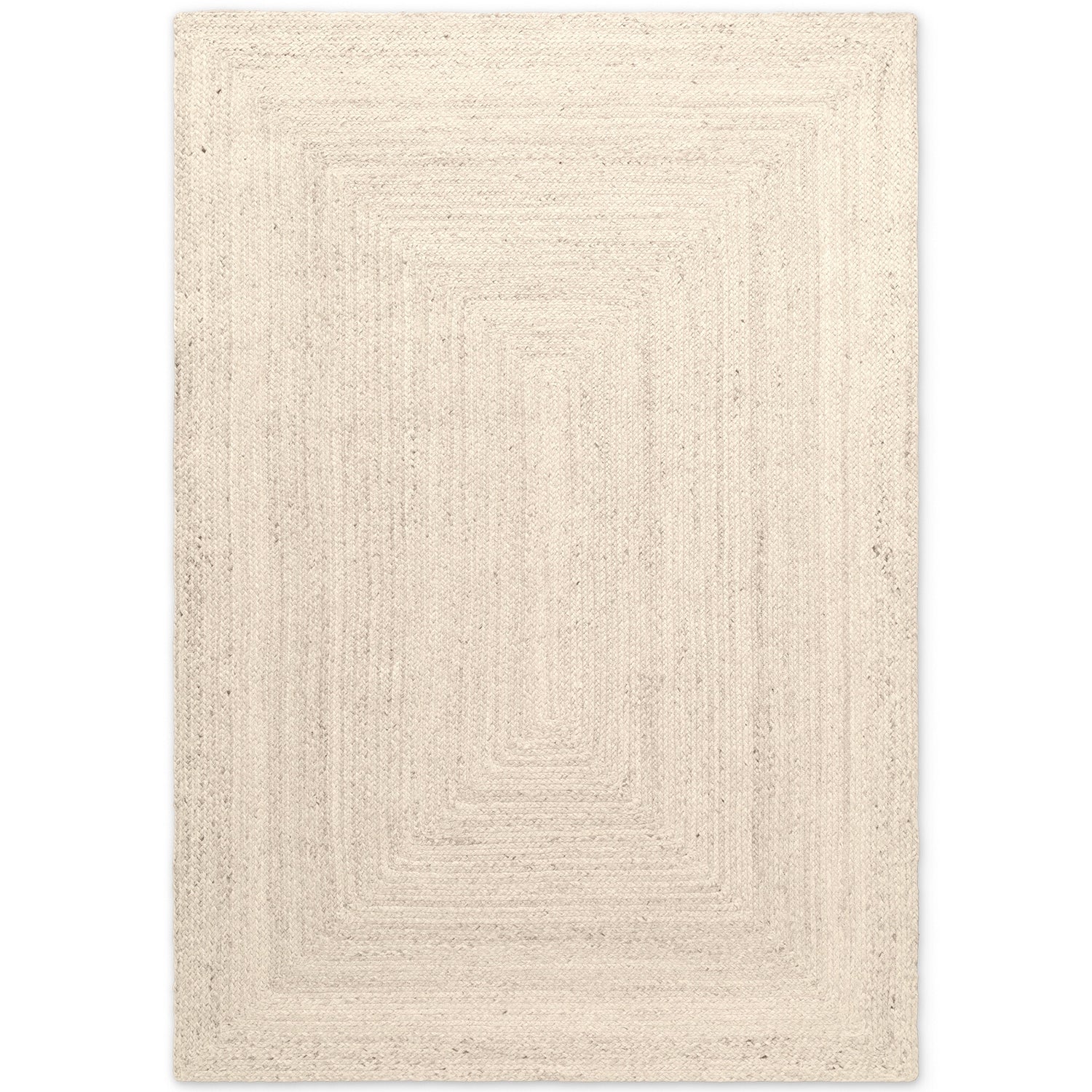 Tapis en Jute Fait Main Ecru