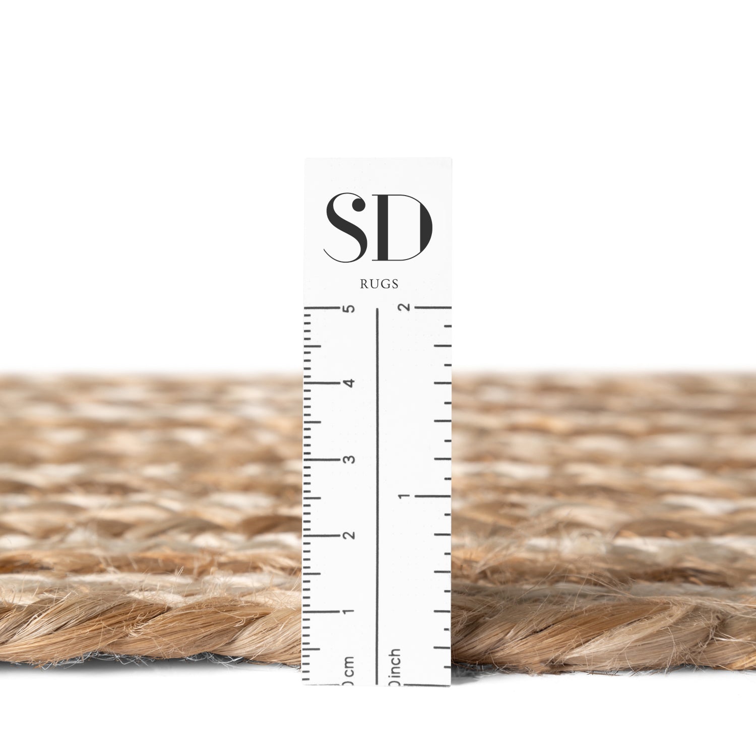 Tapis en Jute Fait Main LINE Beige Doré