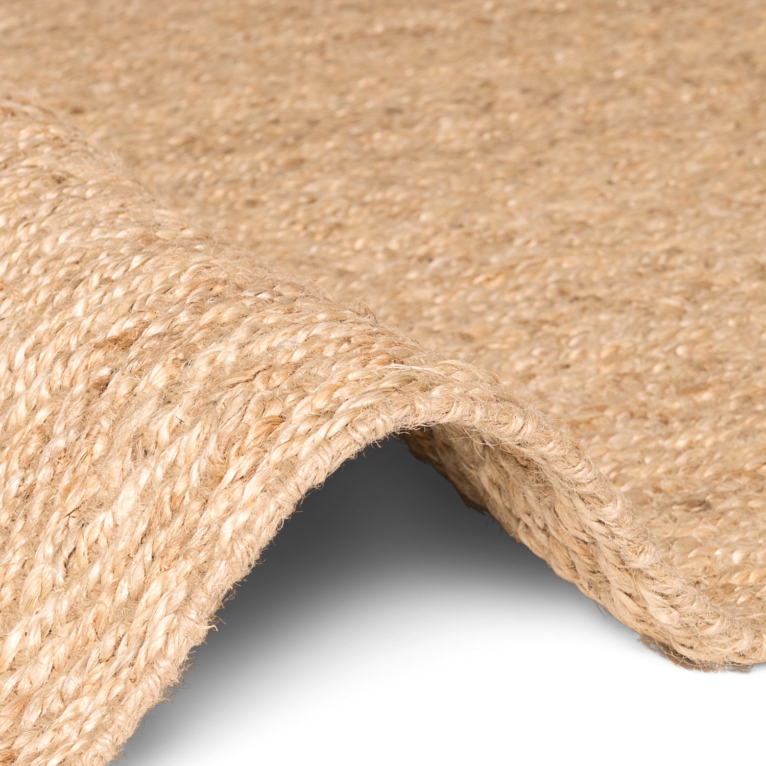 Tapis en Jute à chevrons Fait Main Beige - Villeroy &amp; Boch