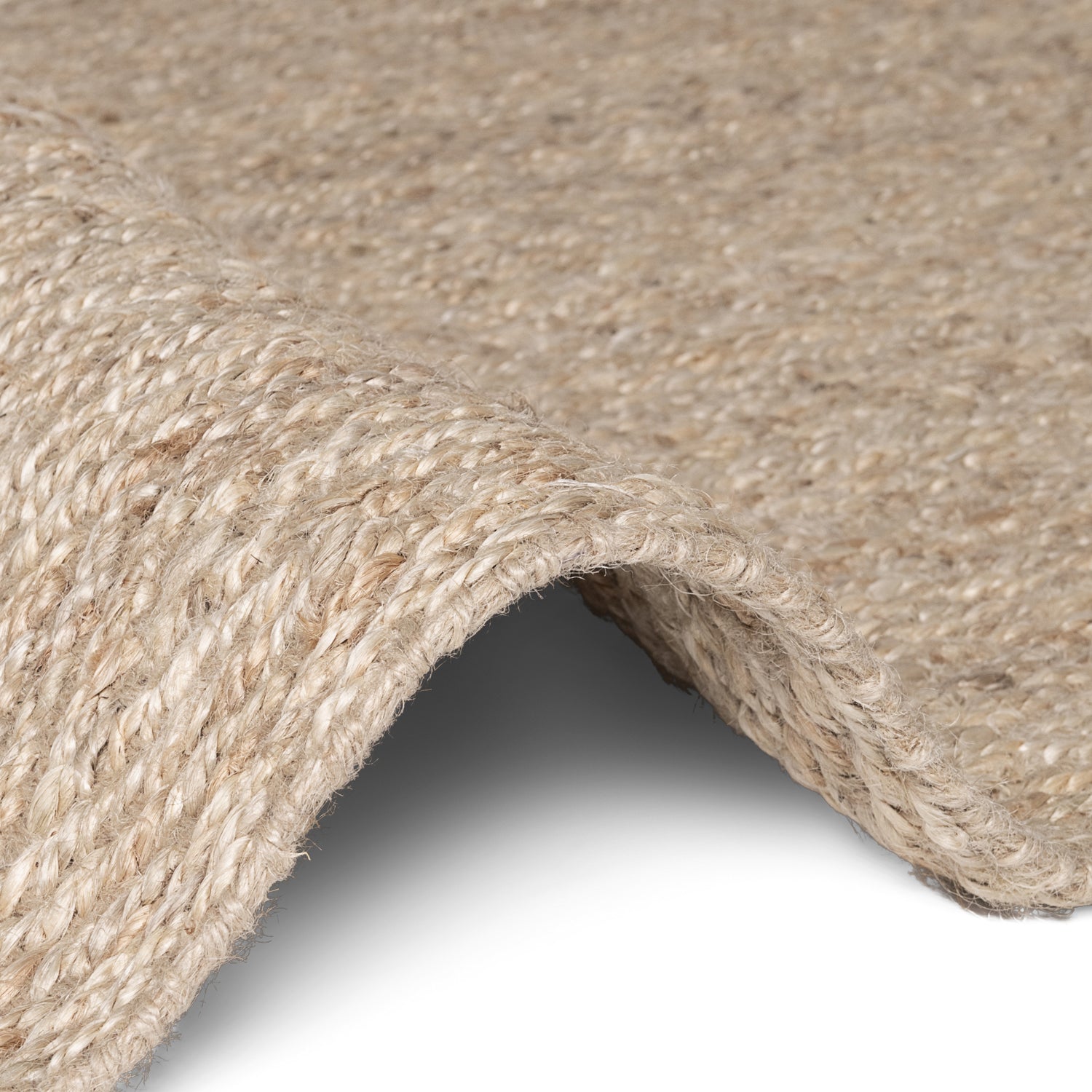 Tapis en Jute à chevrons Fait Main Ivoire - Villeroy &amp; Boch
