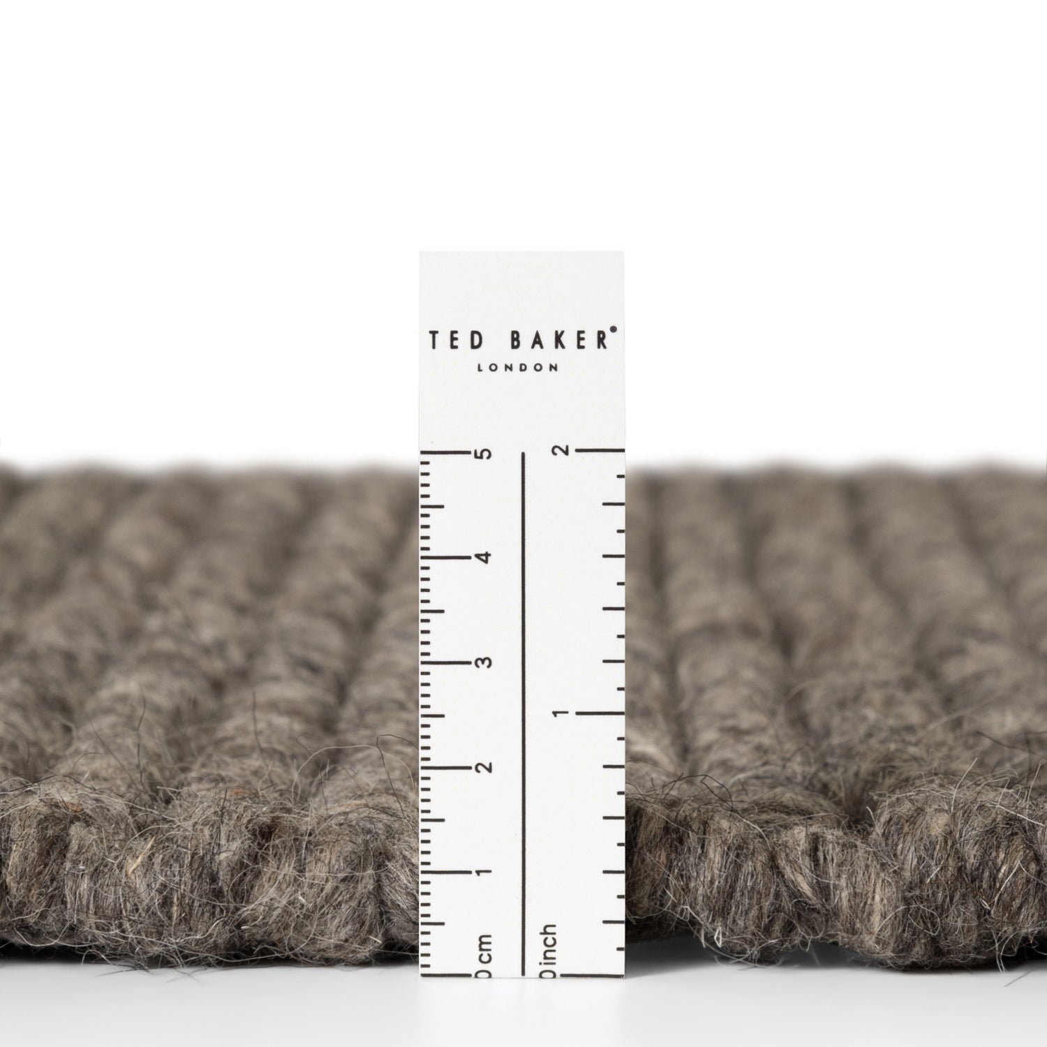 Tapis tufté en laine marron/gris - Ted Baker