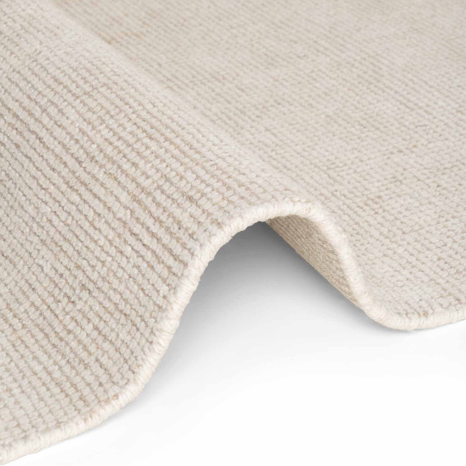 Tapis fait main épais en laine Ivoire - Ted Baker
