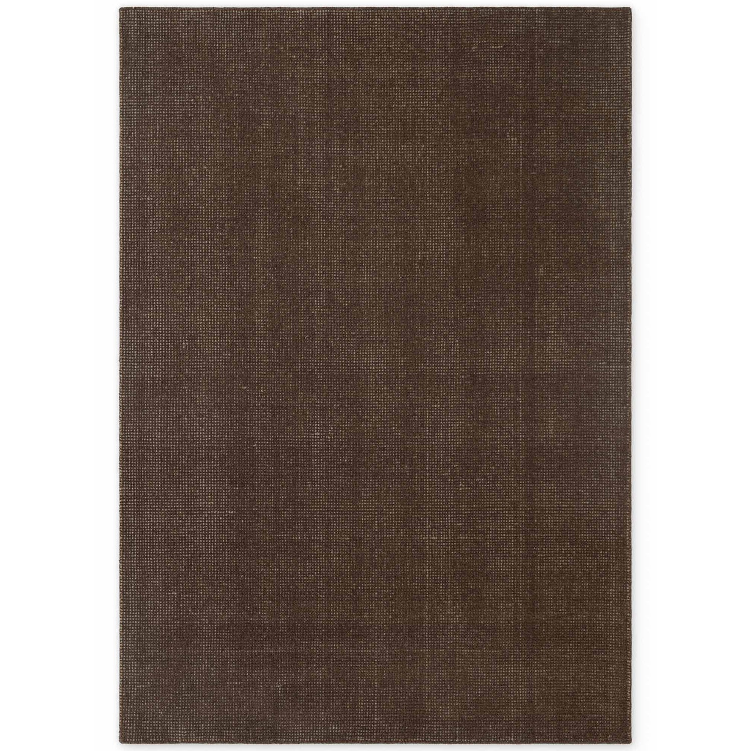 Tapis fait main épais en laine Marron - Ted Baker