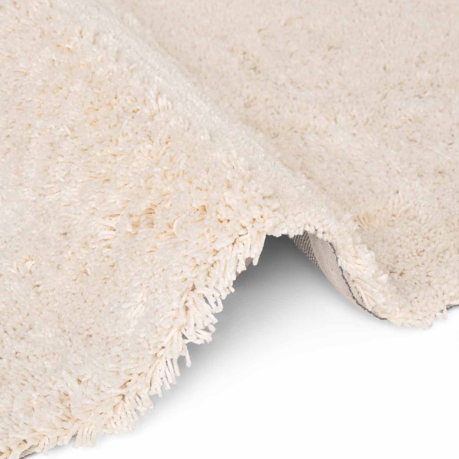 Tapis à poils longs en relief Crème - Ted Baker