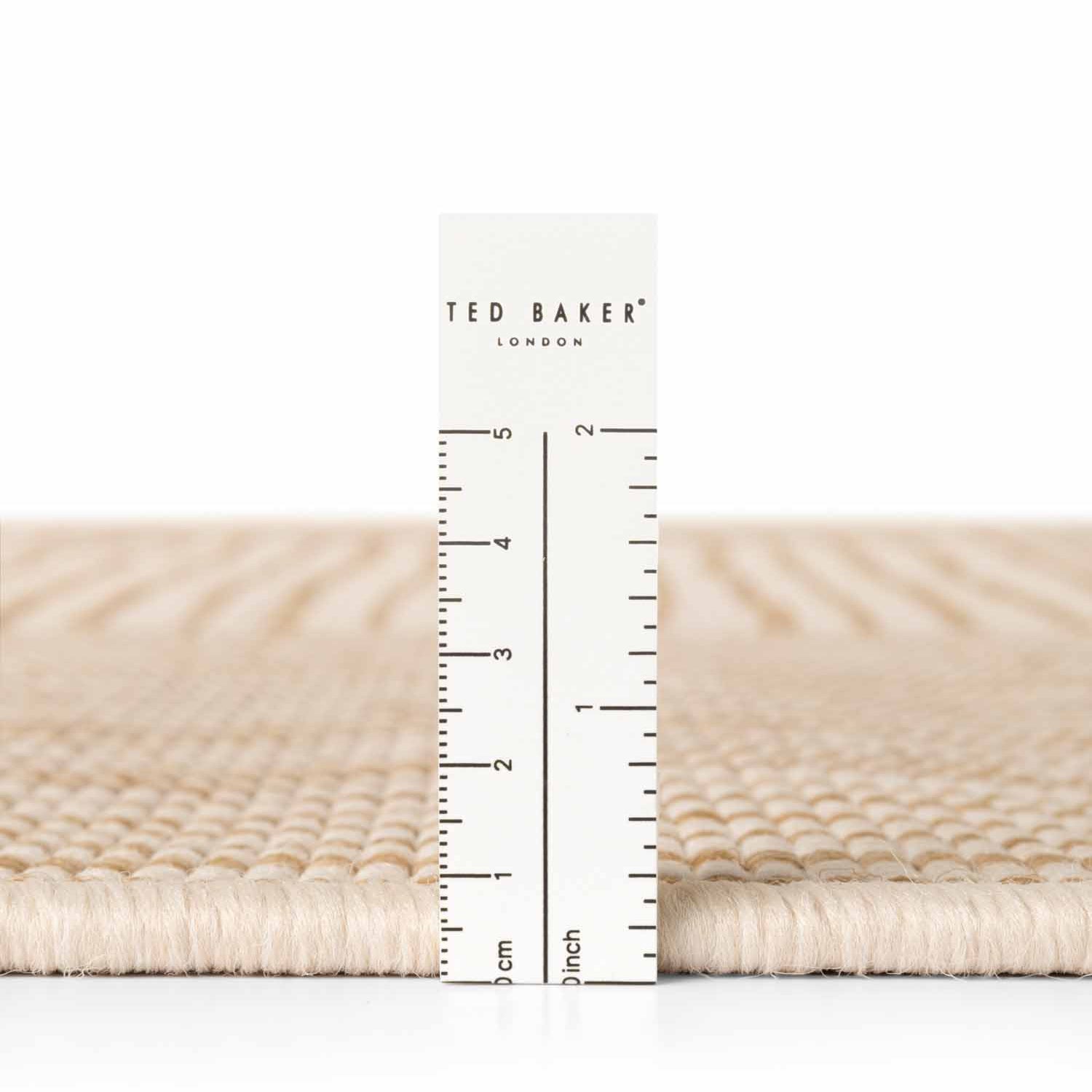 Tapis extérieur lavable Damier Abstrait Doré - Ted Baker