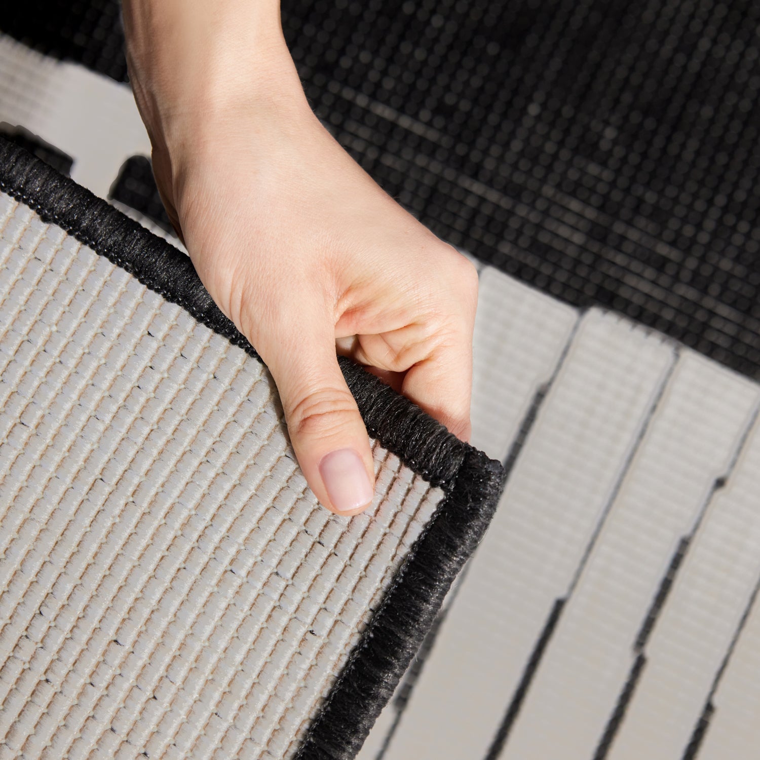 Tapis d'intérieur et extérieur lavable Noir - Ted Baker