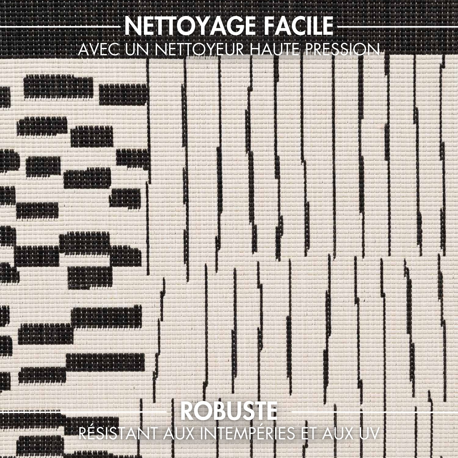 Tapis d'intérieur et extérieur lavable Noir - Ted Baker