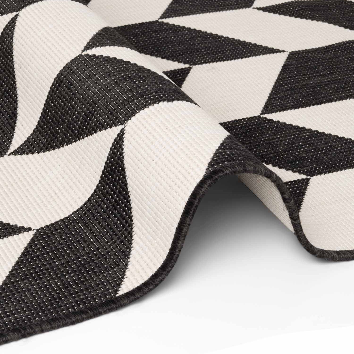 Tapis extérieur lavable Illusion Noir - Ted Baker