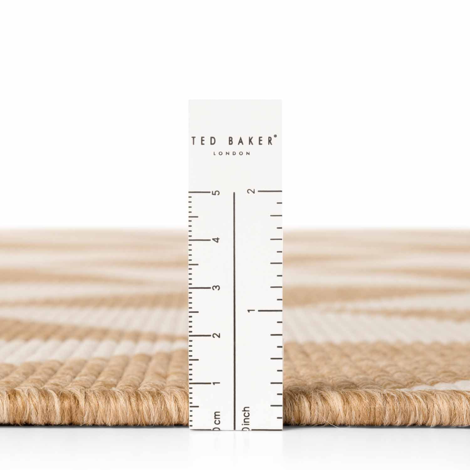 Tapis extérieur lavable Illusion Doré - Ted Baker