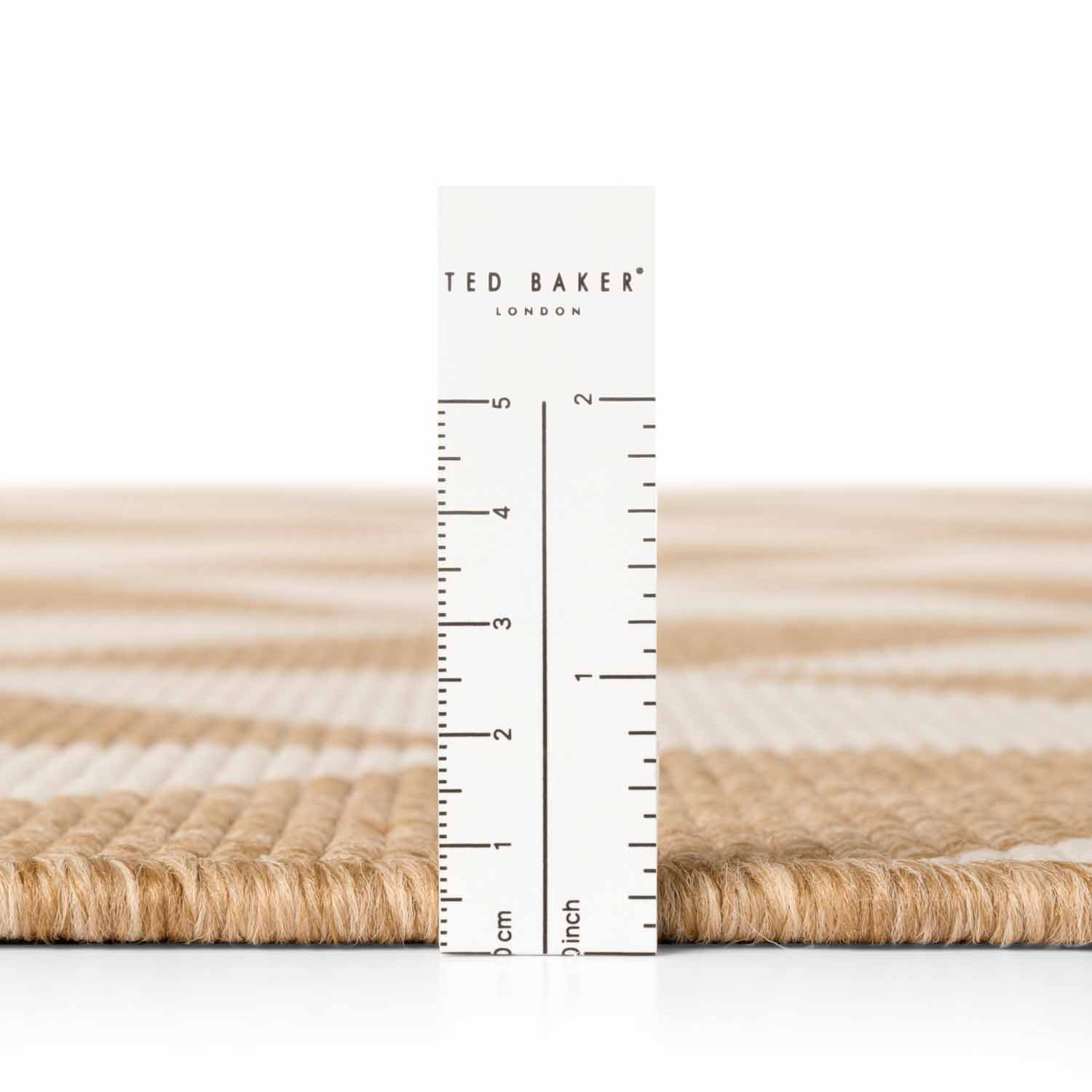 Tapis extérieur lavable Illusion Doré - Ted Baker