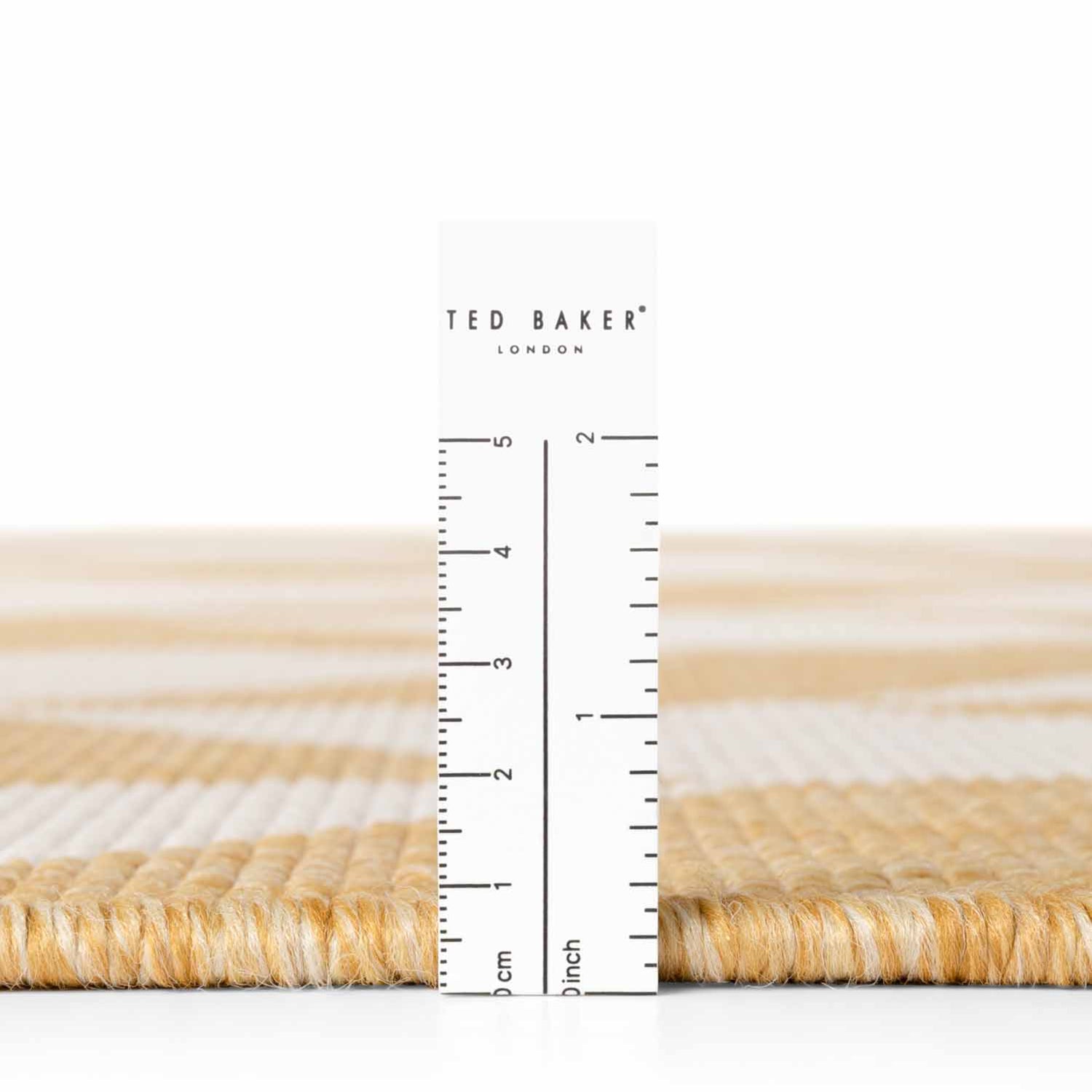 Tapis extérieur lavable Illusion Jaune - Ted Baker