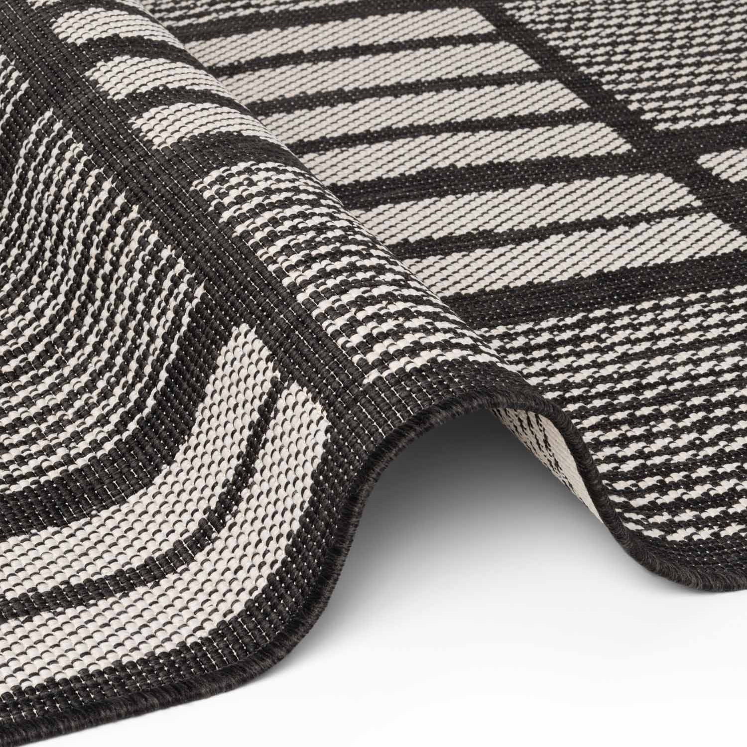 Tapis d'intérieur et extérieur lavable Rayés Noir - Ted Baker