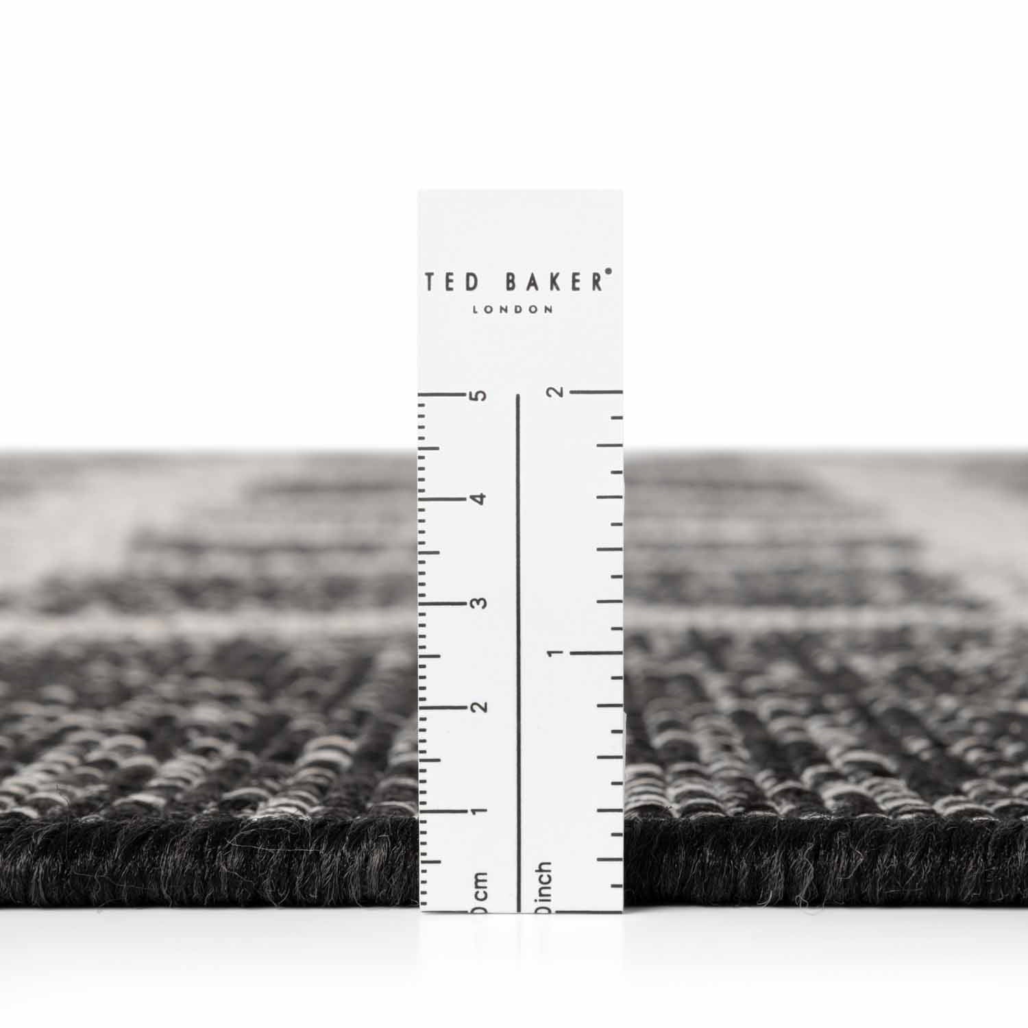 Tapis extérieur lavable Briques Noir - Ted Baker