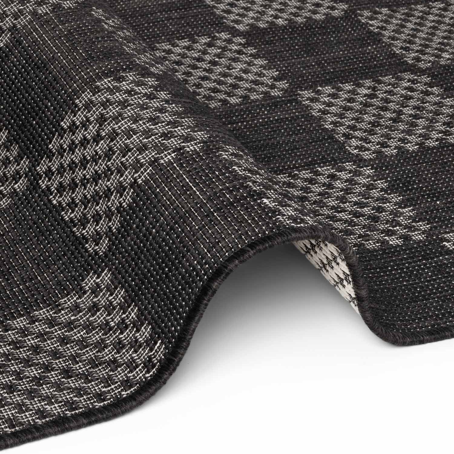 Tapis extérieur lavable Damier Noir - Ted Baker