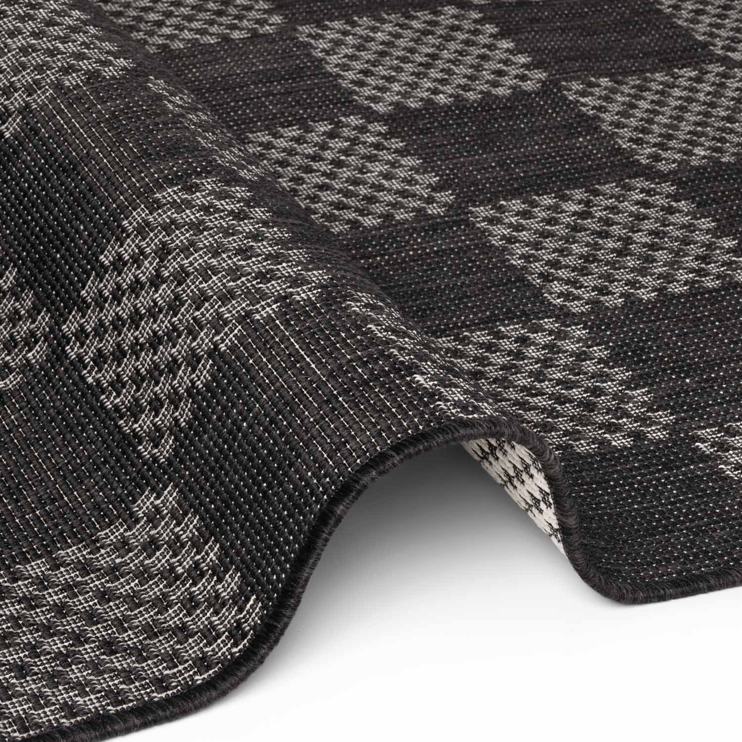 Tapis extérieur lavable Damier Noir - Ted Baker
