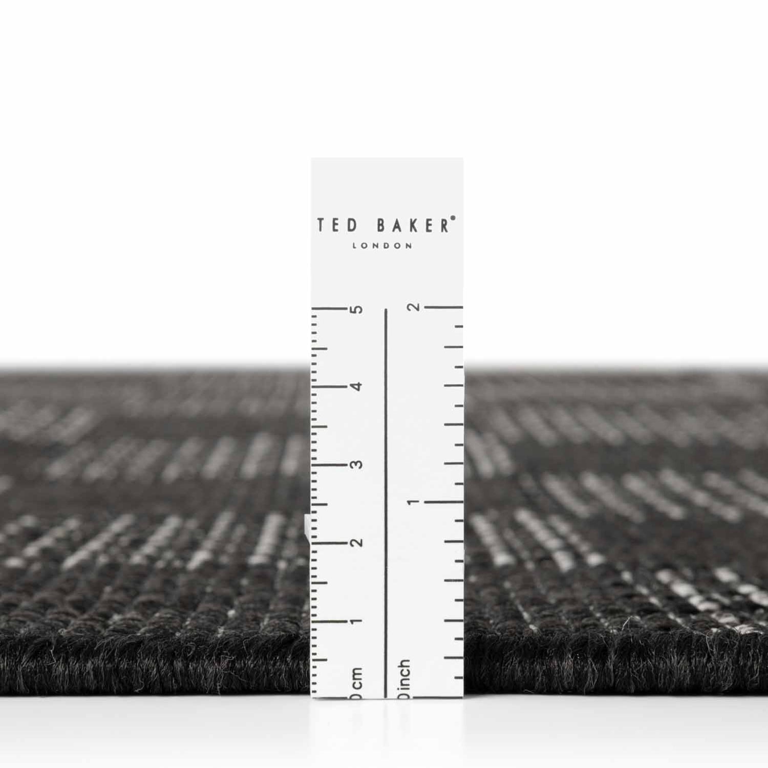 Tapis extérieur lavable Damier Noir - Ted Baker