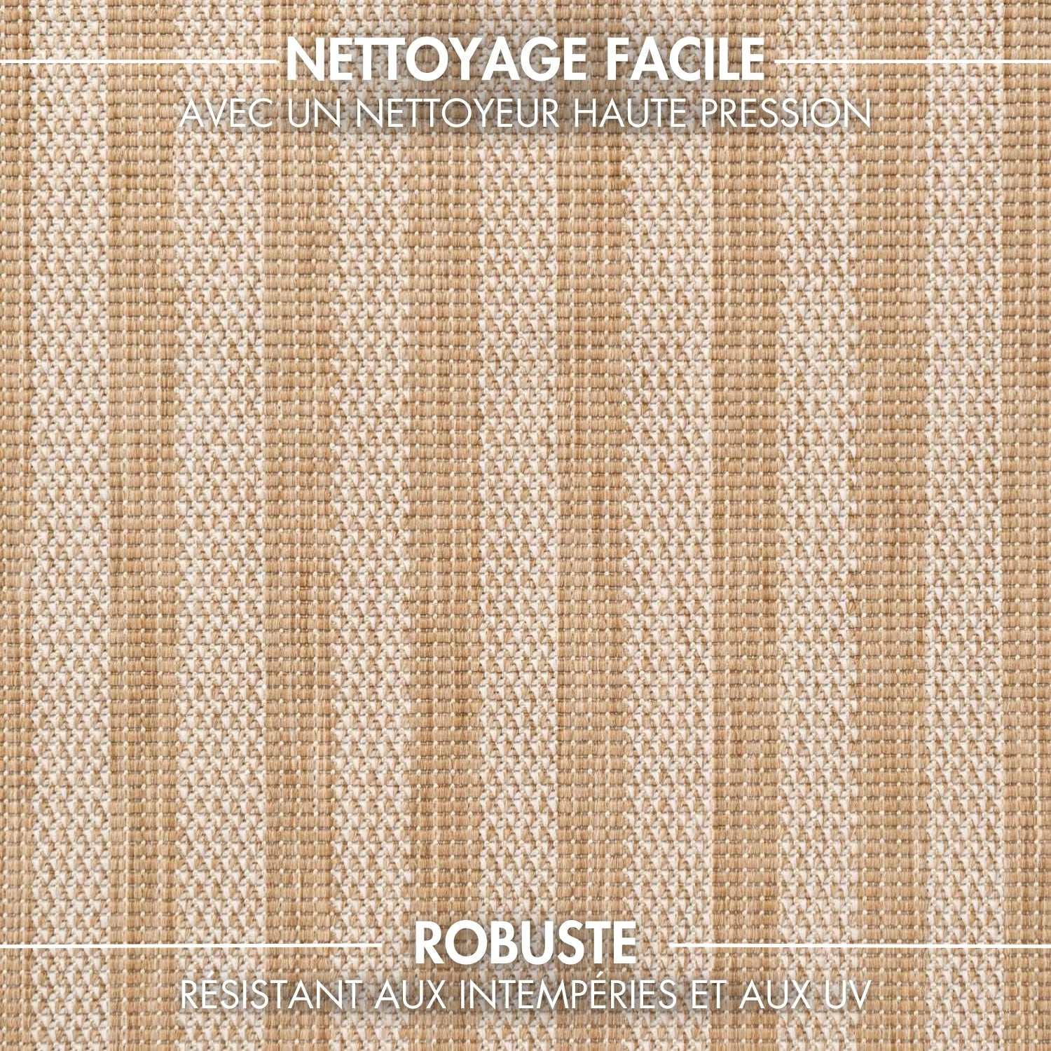 Tapis extérieur lavable Lignes Doré - Ted Baker