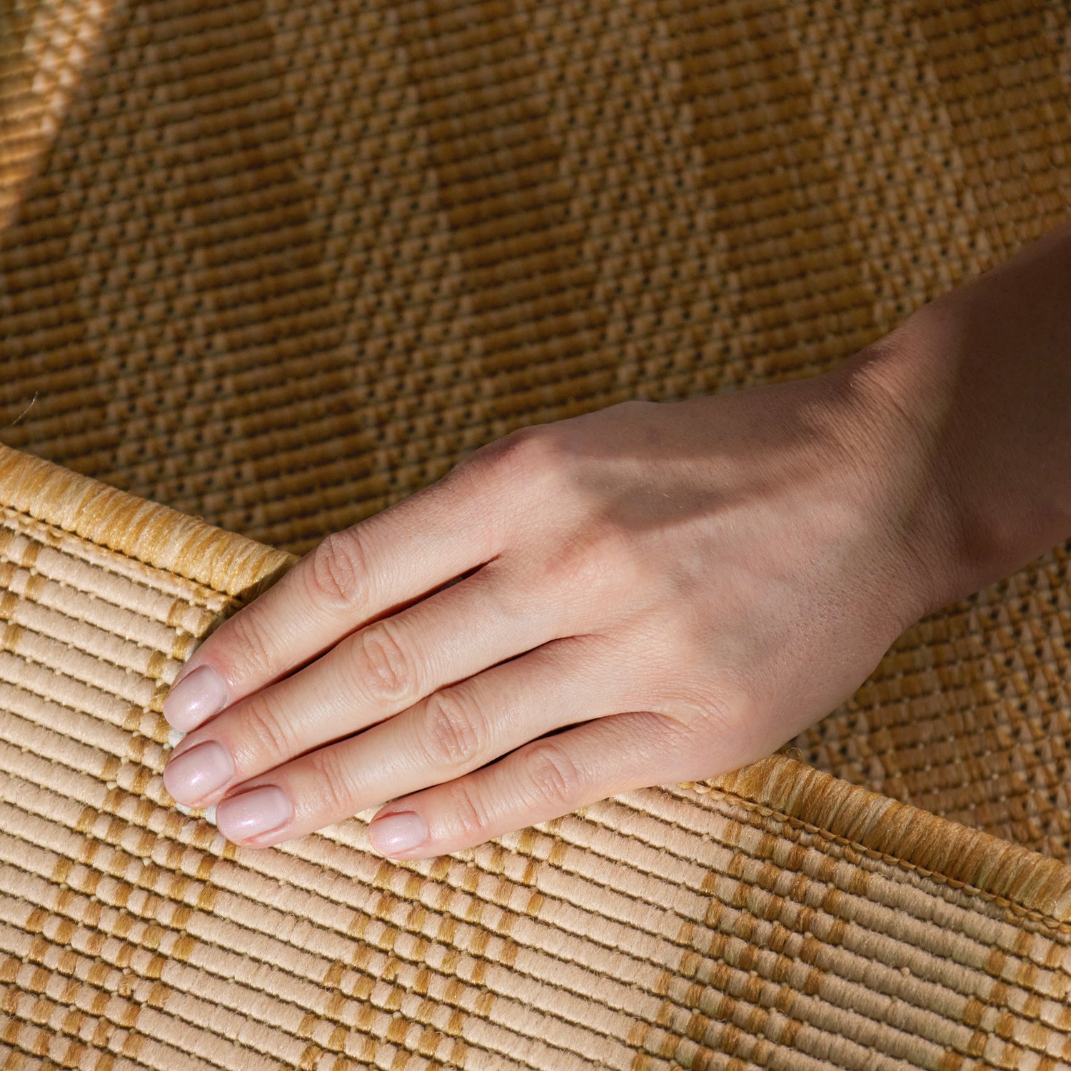 Tapis extérieur lavable Lignes Jaune - Ted Baker