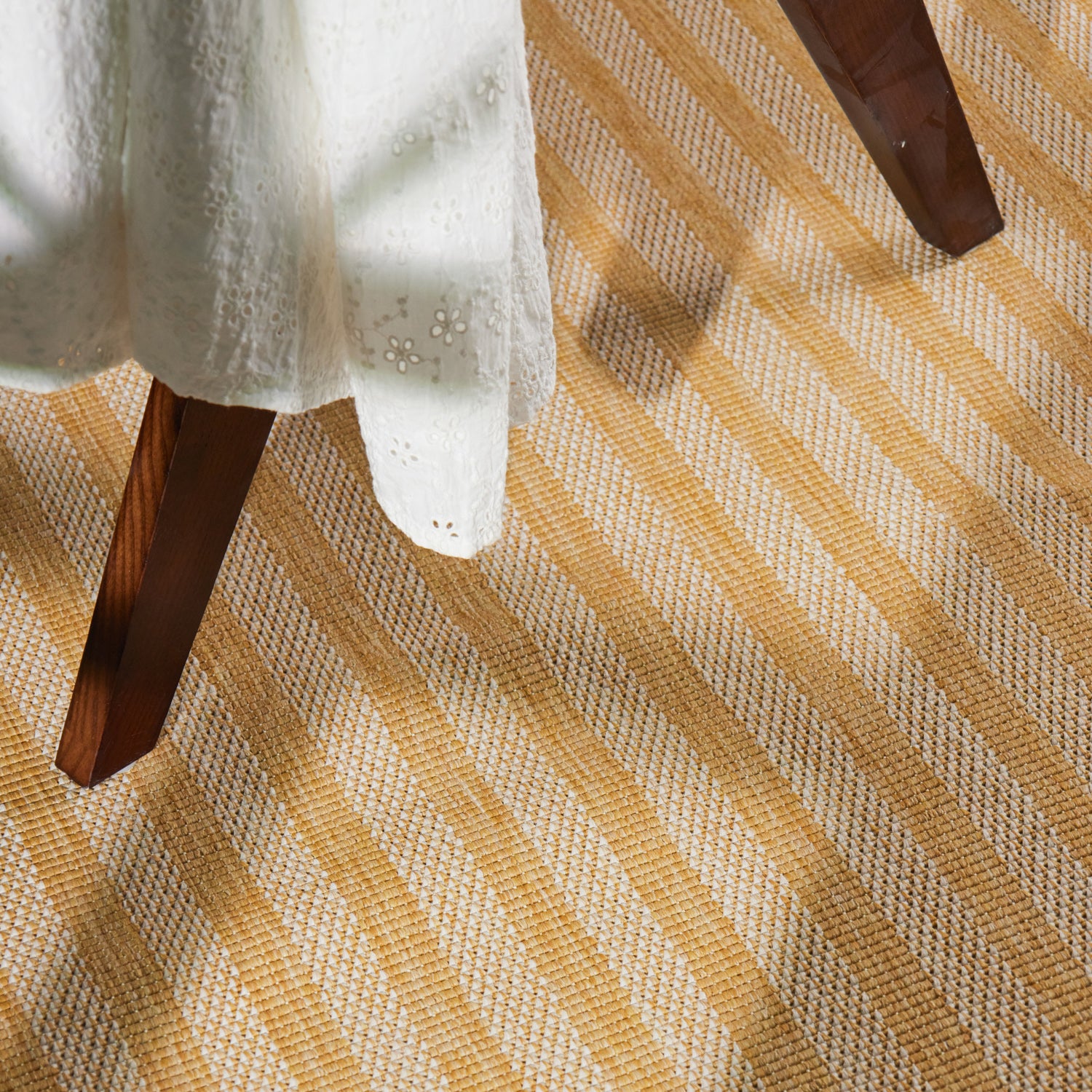 Tapis extérieur lavable Lignes Jaune - Ted Baker