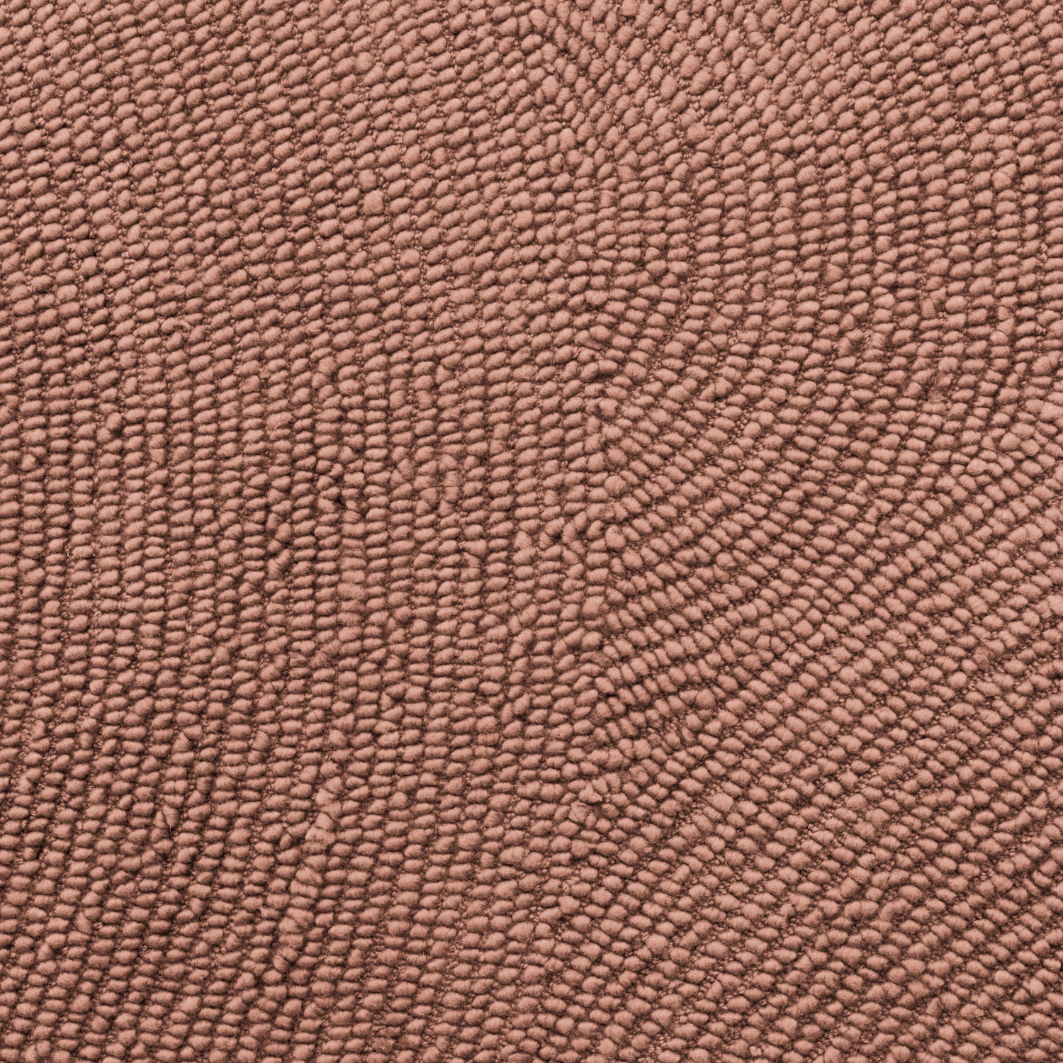 Tapis Couloir Laine motifs arcs - Rose Vintage