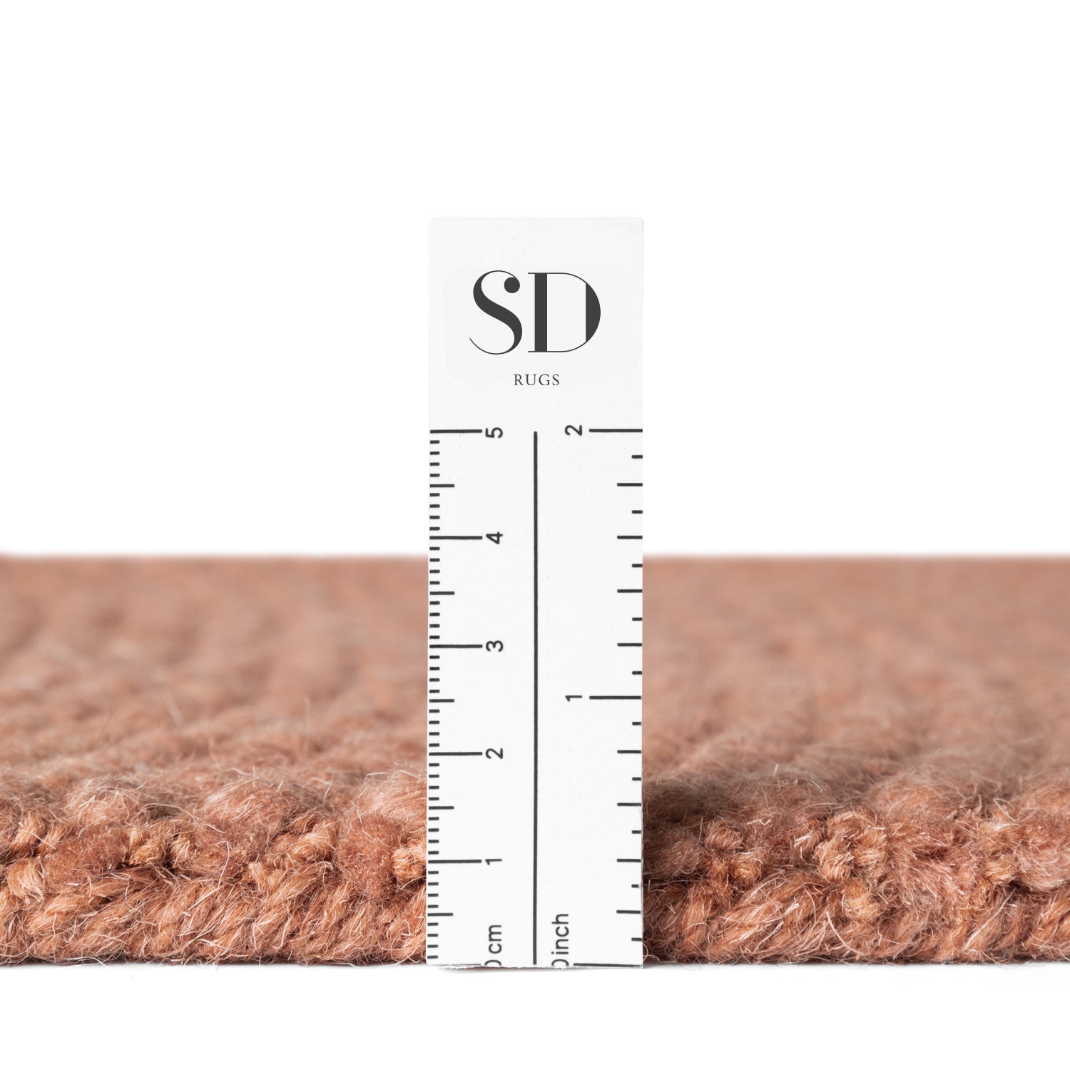 Tapis Couloir Laine motifs arcs - Rose Vintage