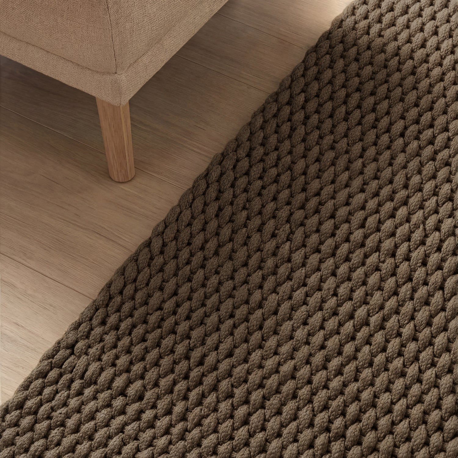 Tapis en corde tressé Marron - Ted Baker