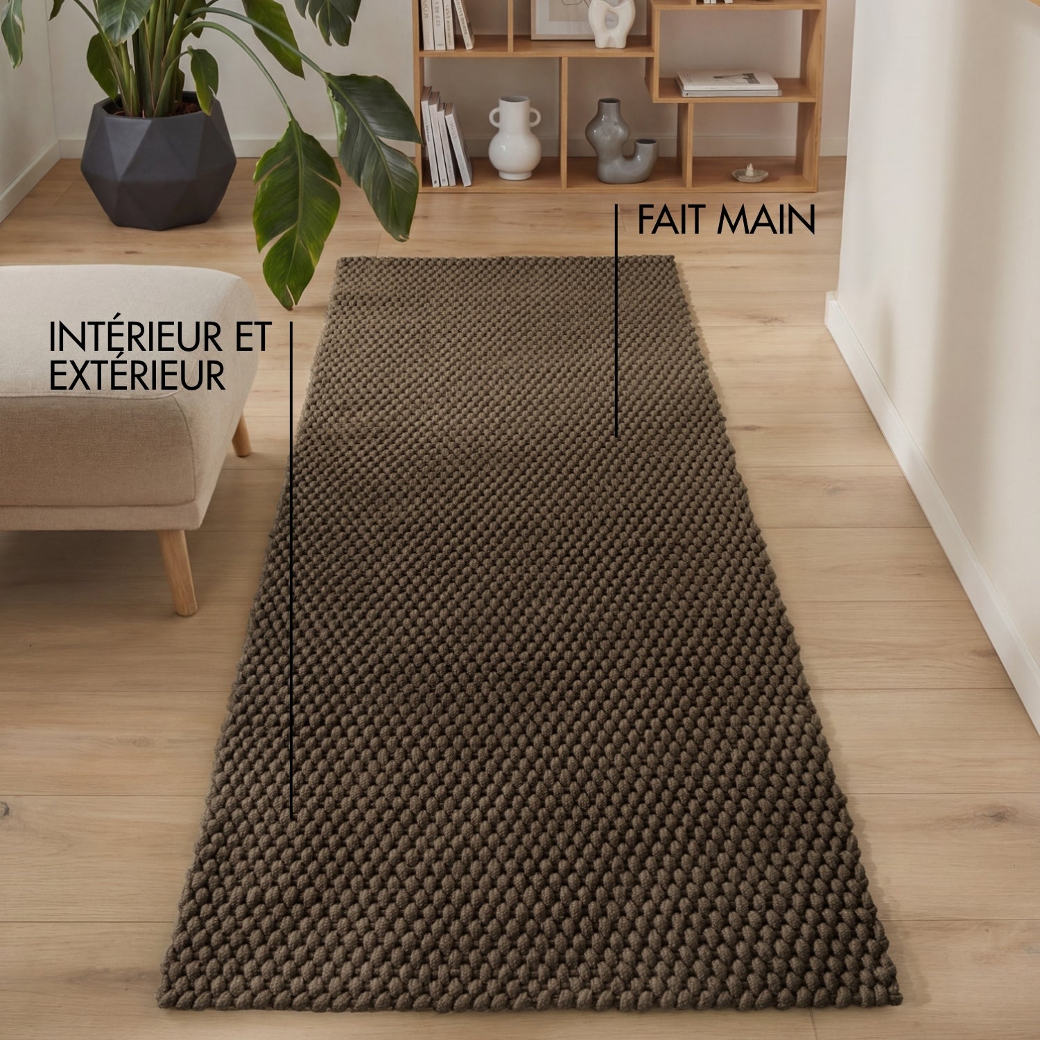Tapis en corde tressé Marron - Ted Baker