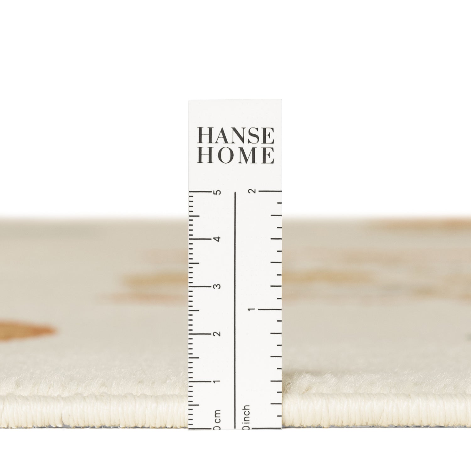 Tapis rond Enfant Color Loop Ecru