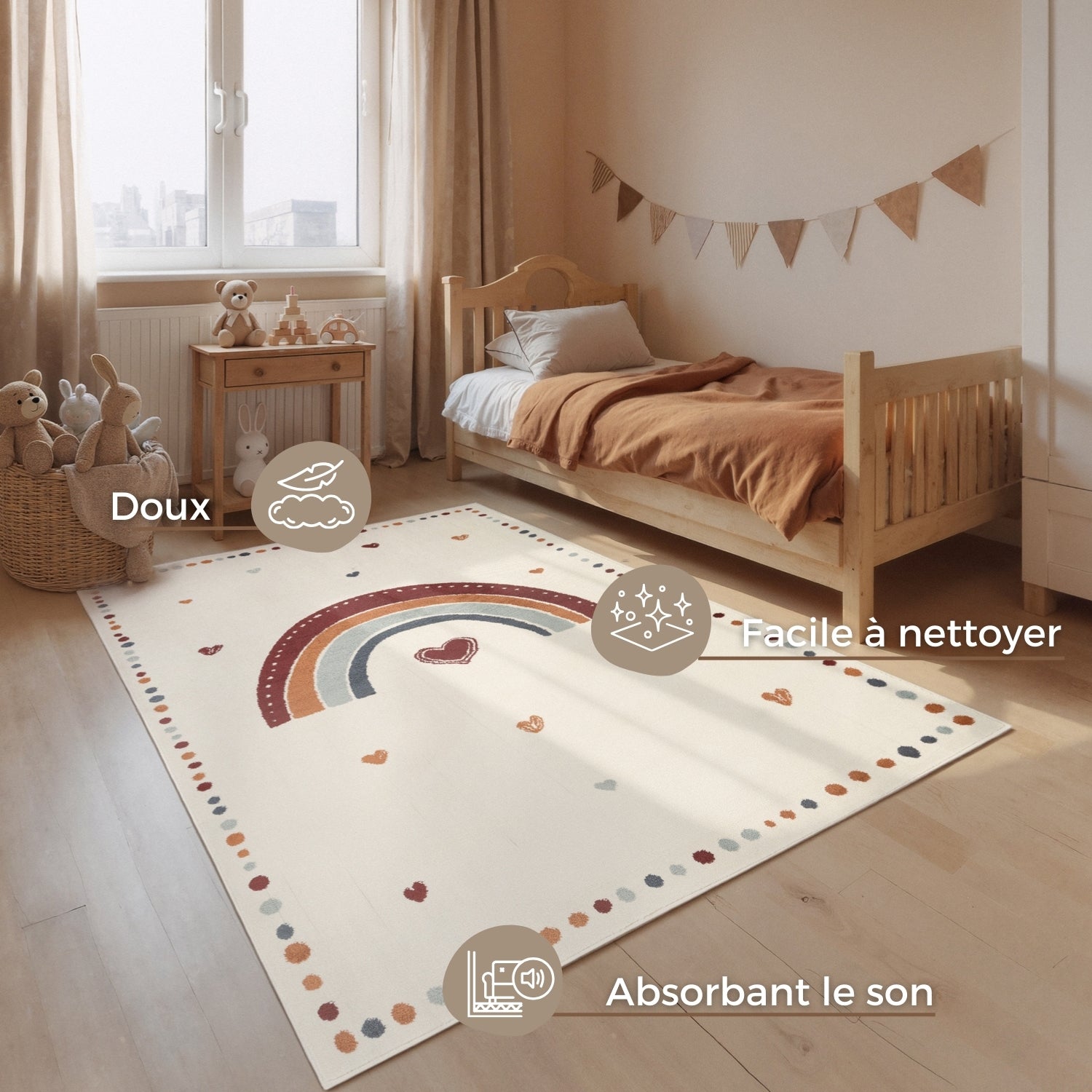 Tapis Enfant Rainbow Arch