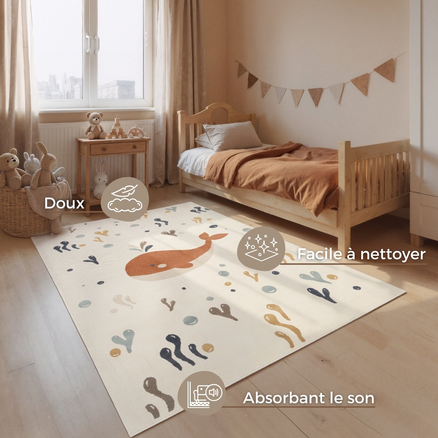 Tapis Enfant Little Whale