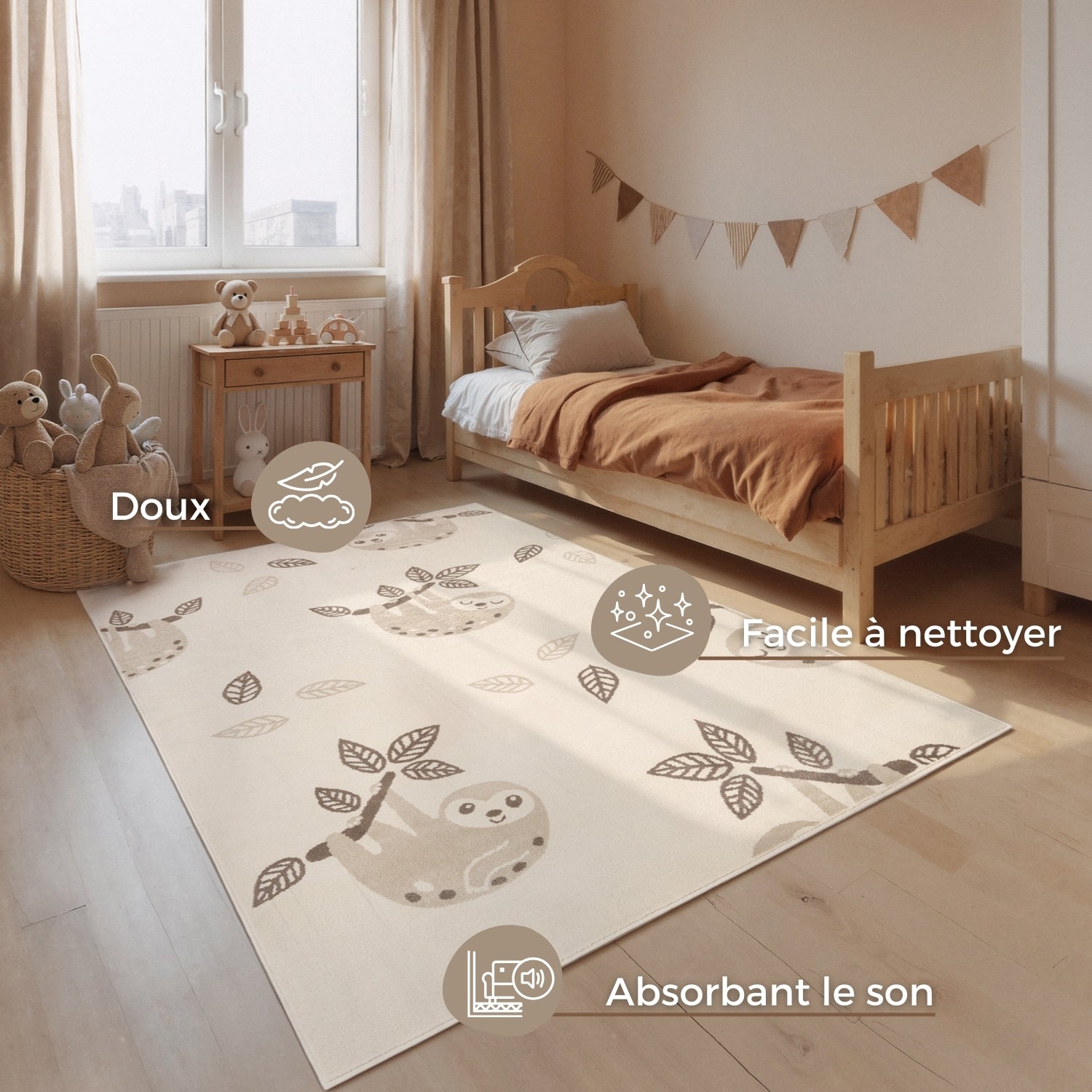 Tapis Enfant Little Sloth