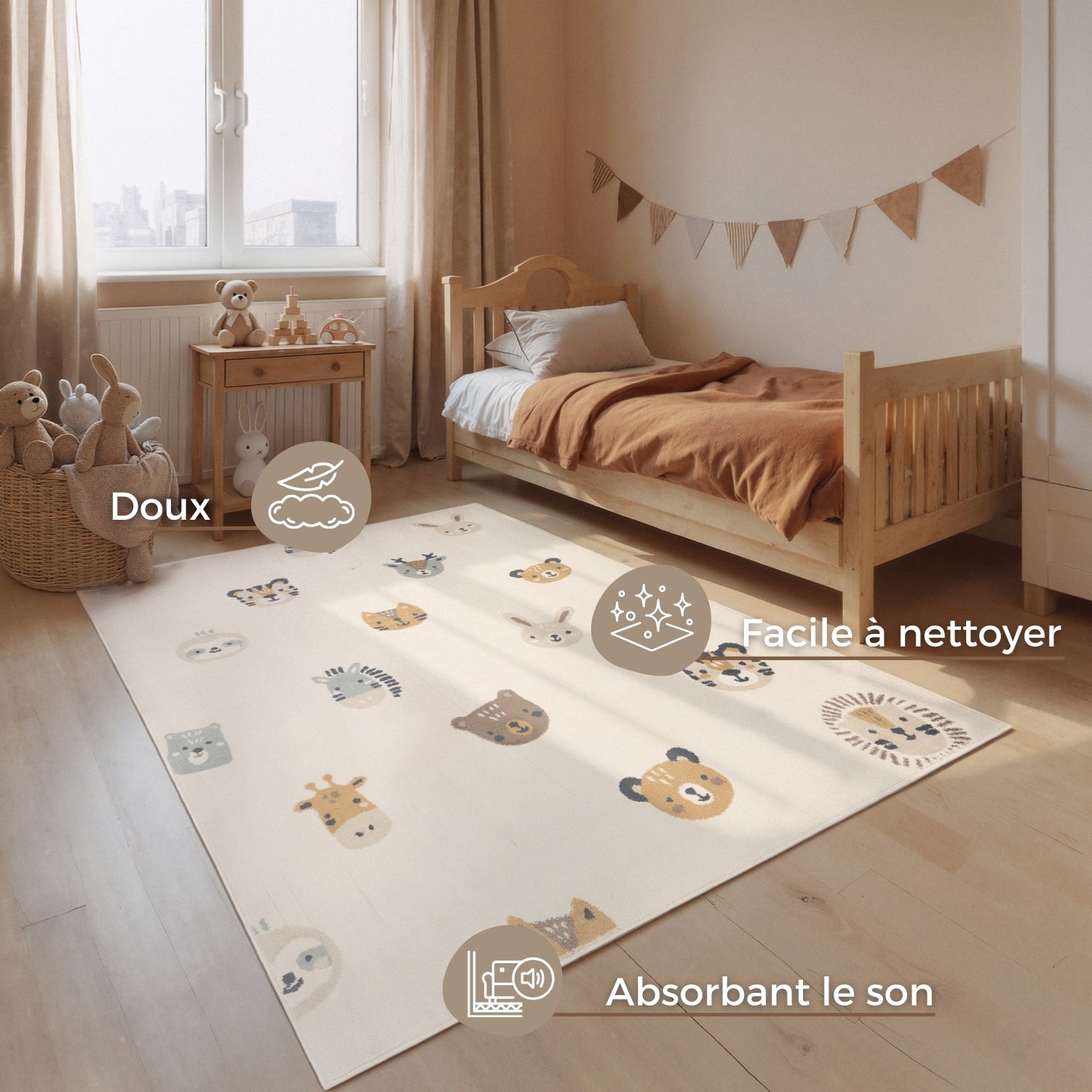 Tapis Enfant Cut Animals
