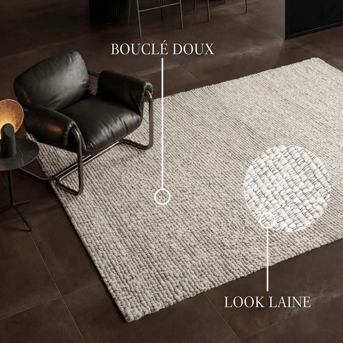 Tapis bouclé Yumi Crème - Villeroy &amp; Boch