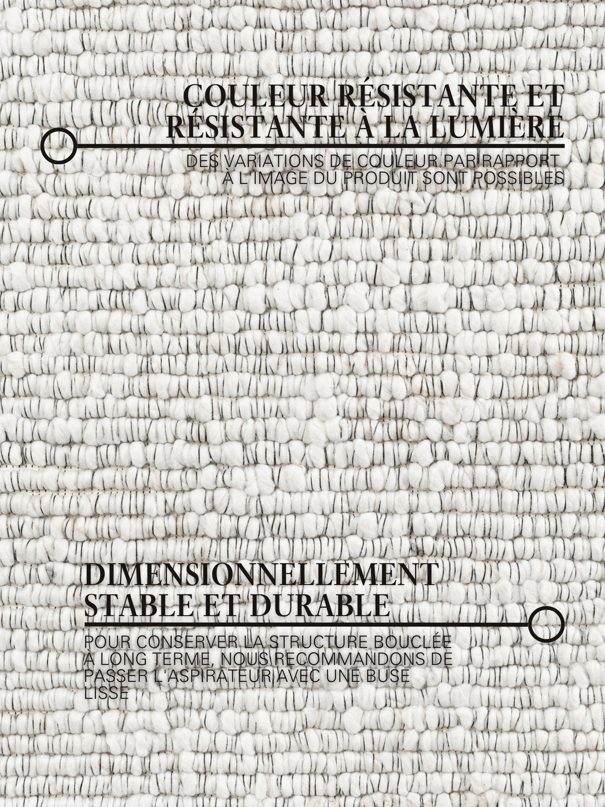 Tapis bouclé Yumi Crème - Villeroy &amp; Boch