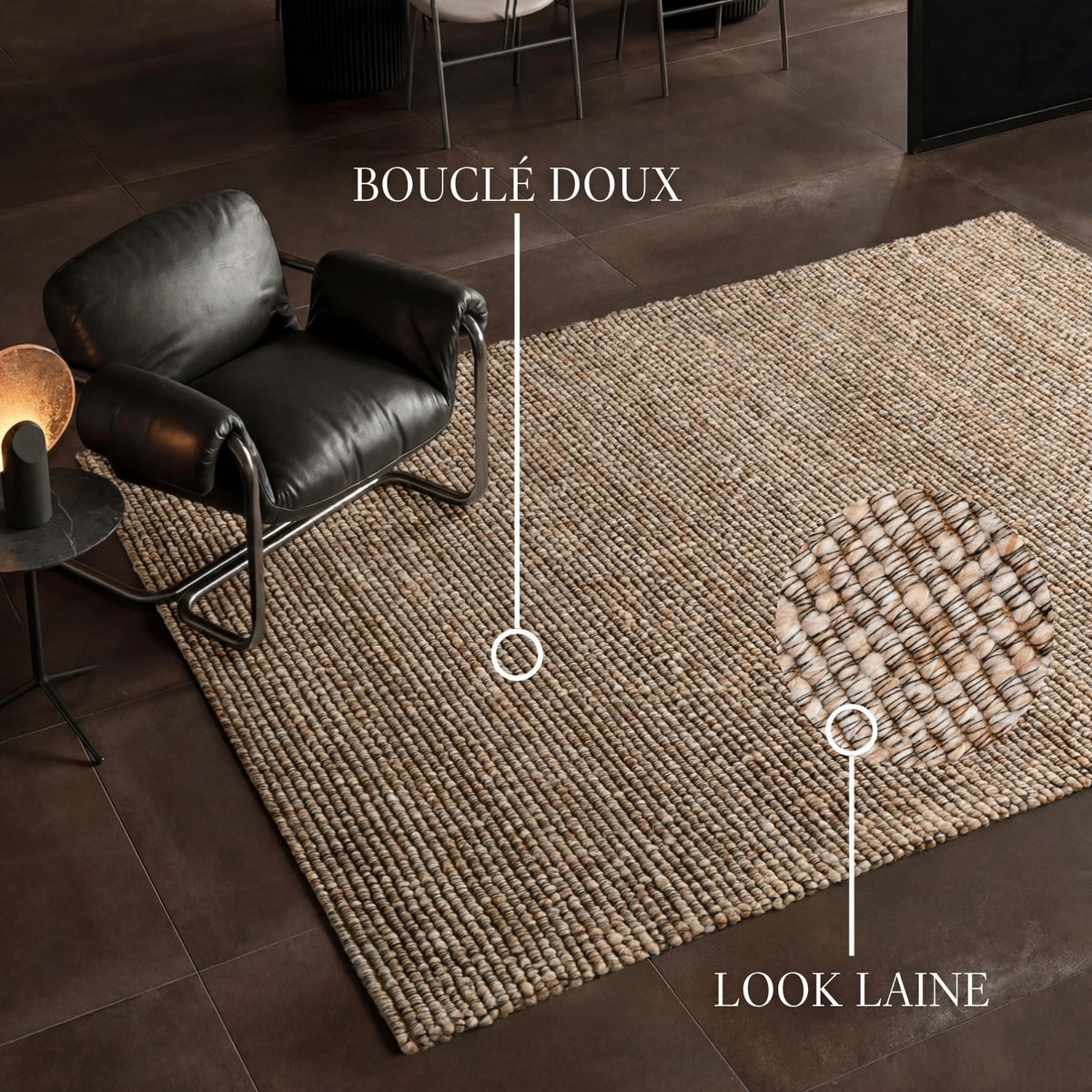 Tapis bouclé Yumi Beige - Villeroy &amp; Boch