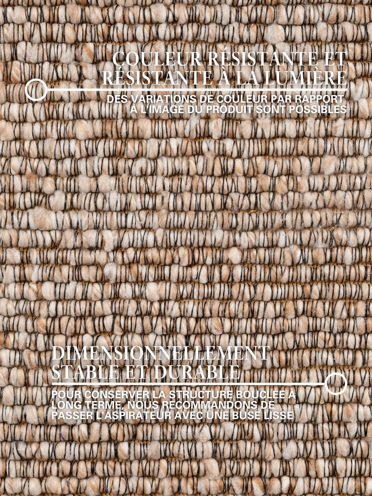 Tapis bouclé Yumi Beige - Villeroy &amp; Boch