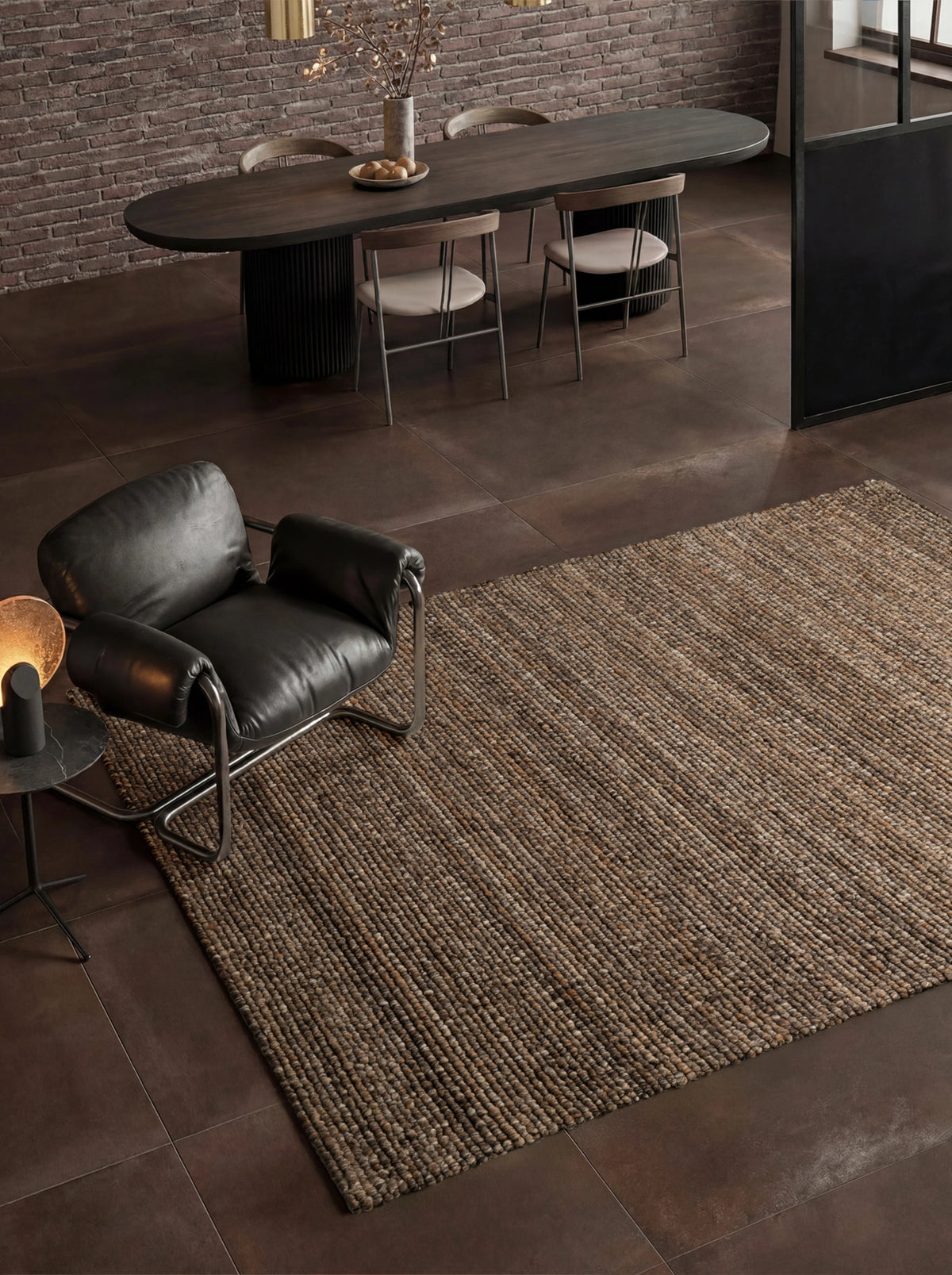 Tapis bouclé Yumi Marron - Villeroy &amp; Boch