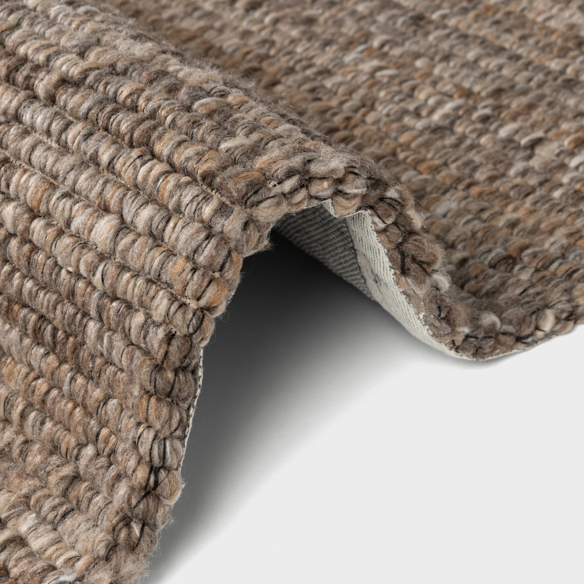 Tapis rond bouclé Yumi Marron - Villeroy &amp; Boch