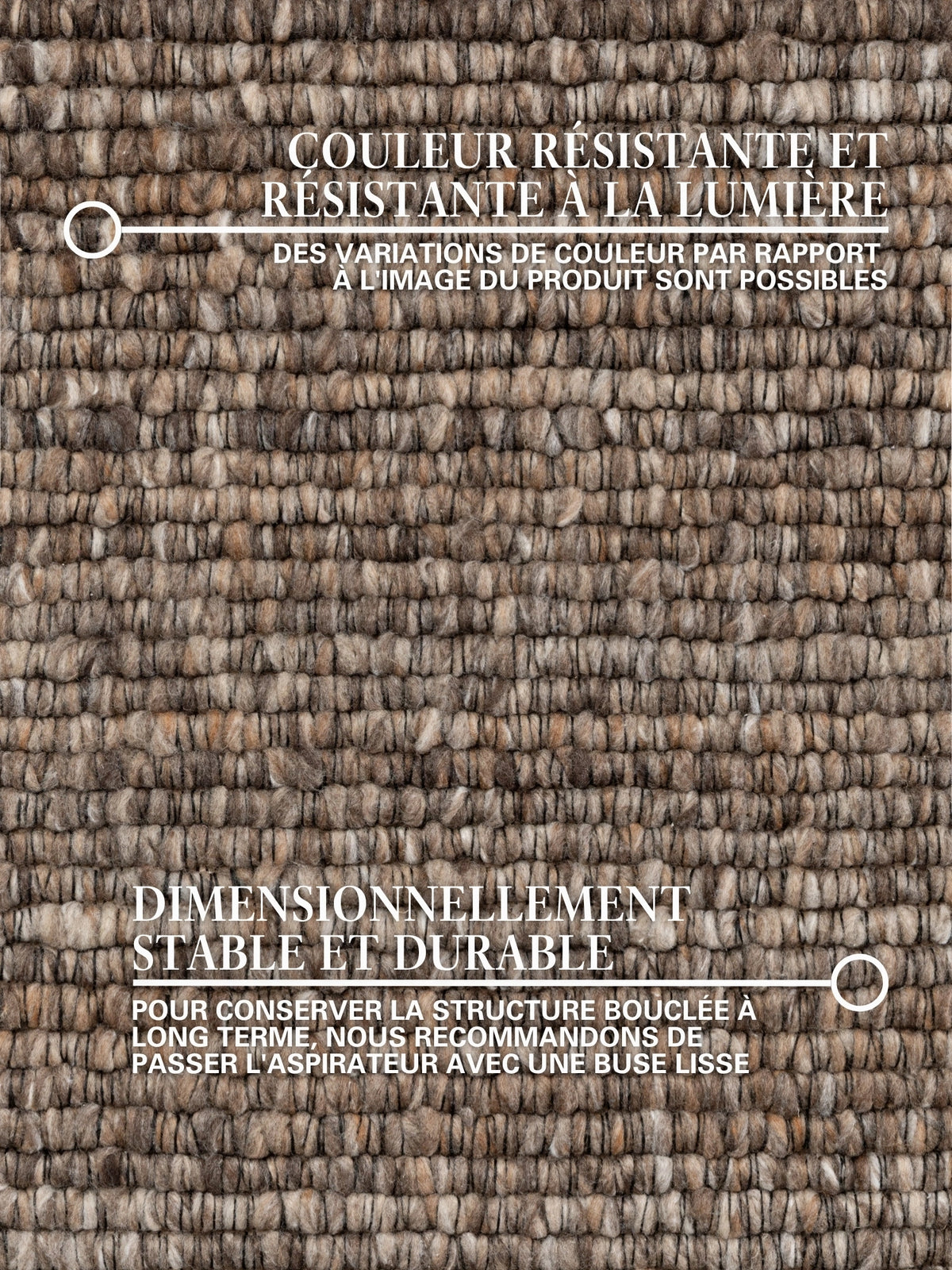 Tapis bouclé Yumi Marron - Villeroy &amp; Boch