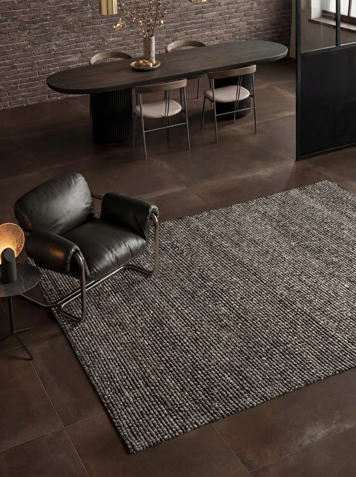 Tapis bouclé Yumi Gris Foncé - Villeroy &amp; Boch