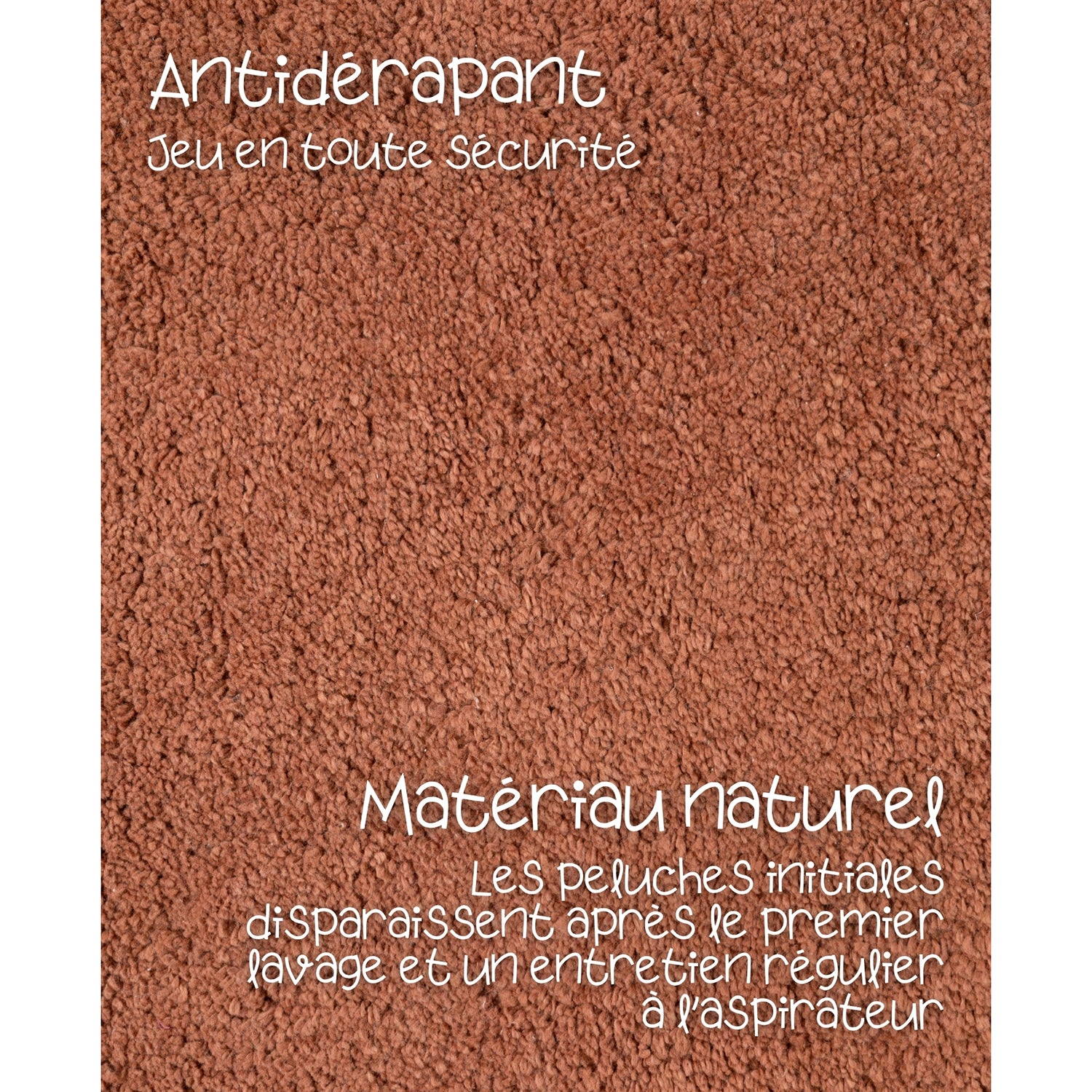 Tapis Enfant Tête Ours Benni Brun 101x120cm