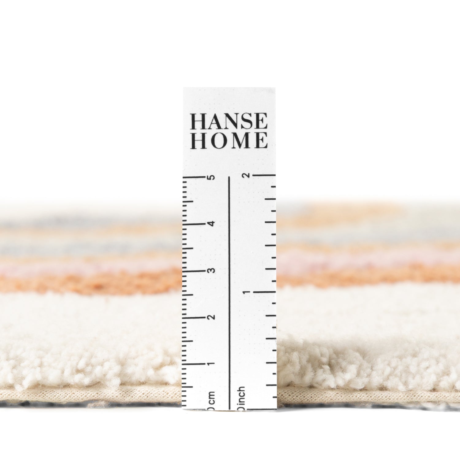 Tapis Enfant Arc en Ciel Crème et Multicolore 140x200cm