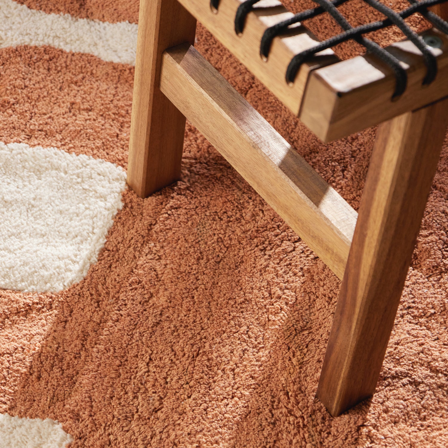 Tapis Enfant Doro Crème et Orange 140x200cm