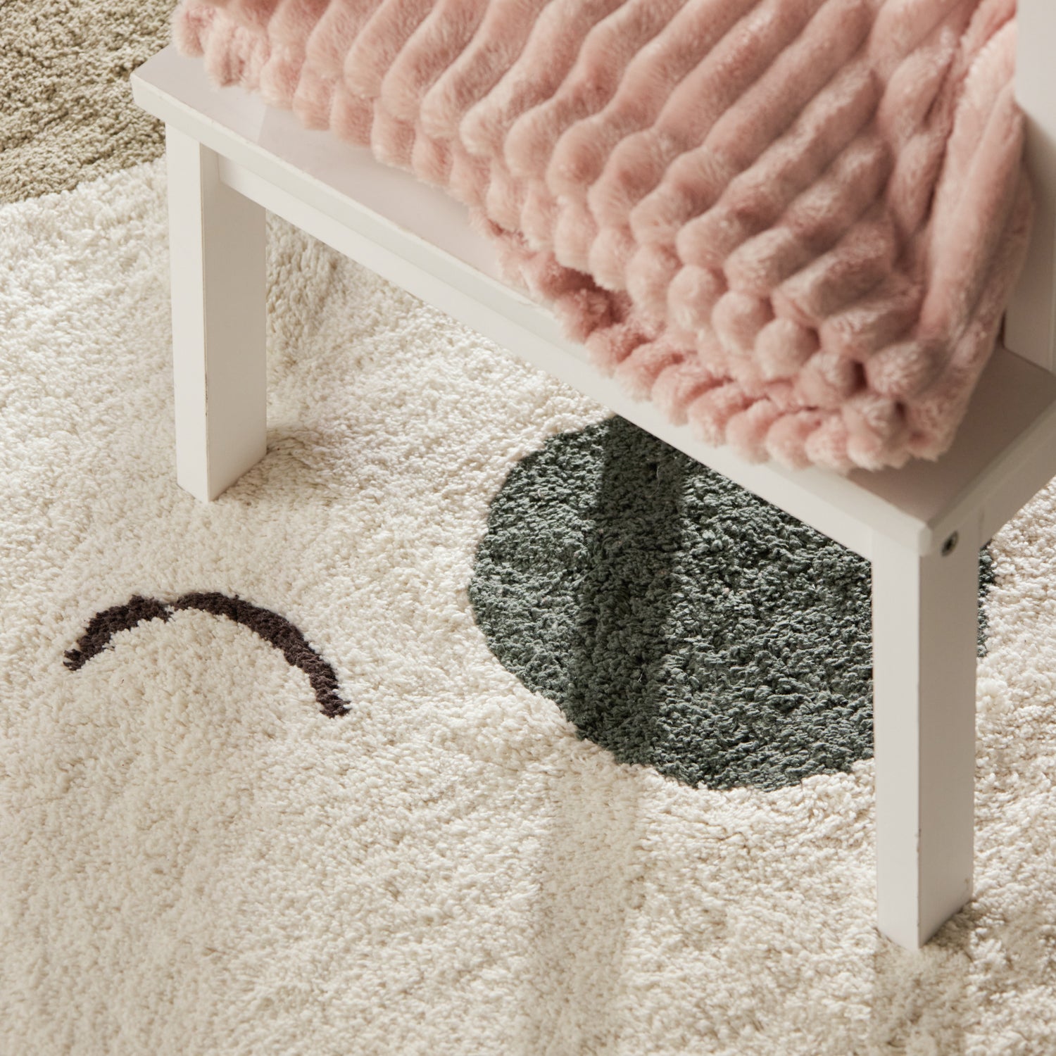 Tapis Enfant Koala Crème et Multicolore 140x200cm