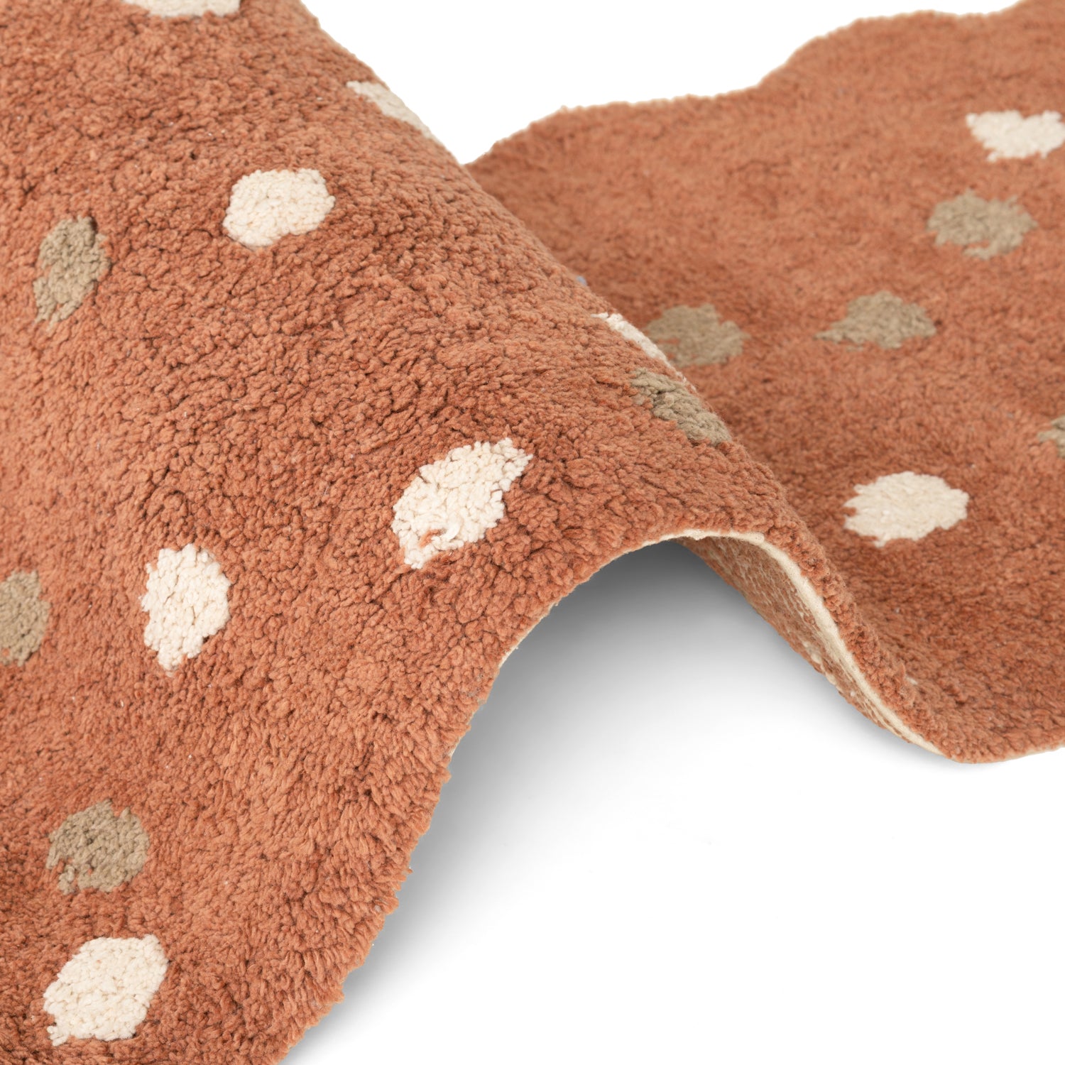 Tapis Enfant Forme Gino Brun 89x120cm