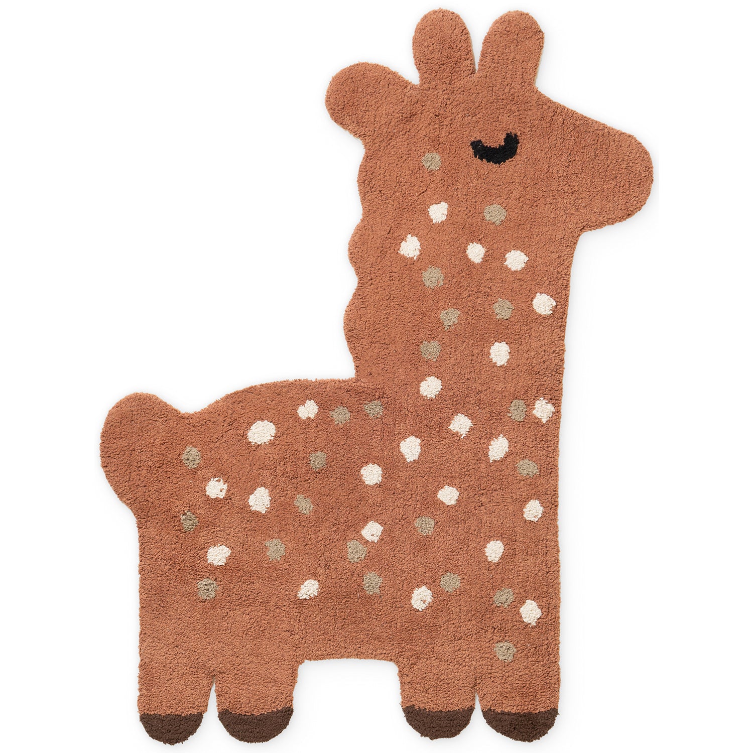 Tapis Enfant Forme Gino Brun 89x120cm