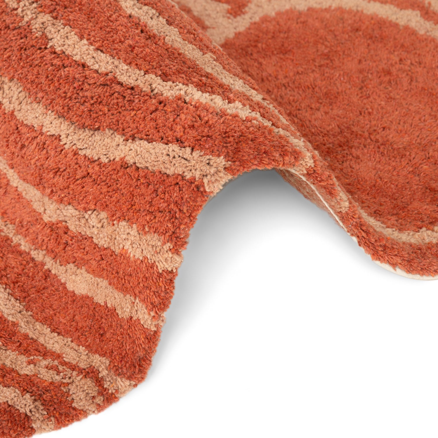 Tapis Enfant Forme Elephant Rouge Marron 75x120cm